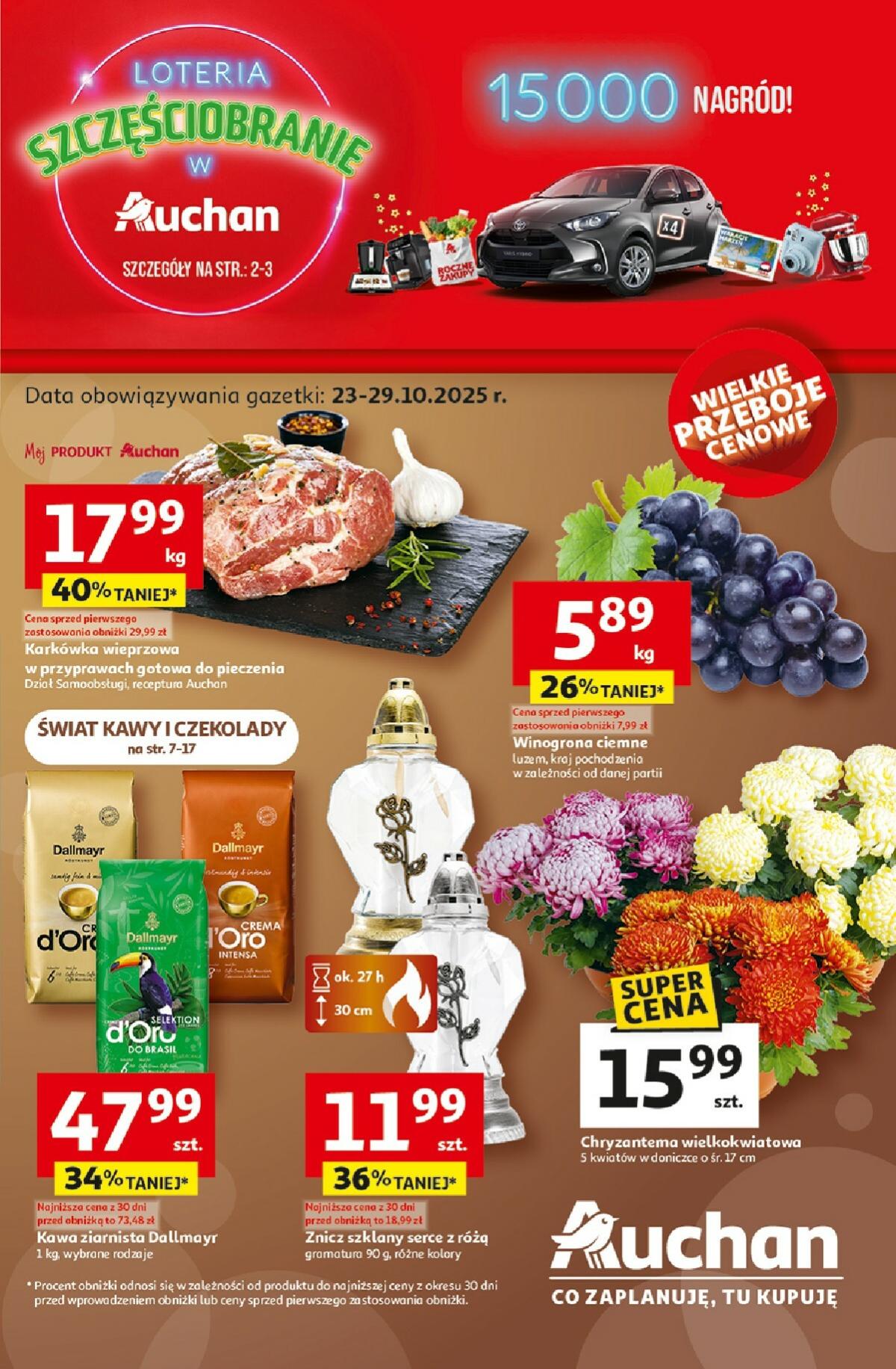 Gazetka Hipermarket Auchan - ważna od 23.10. do 29.10.