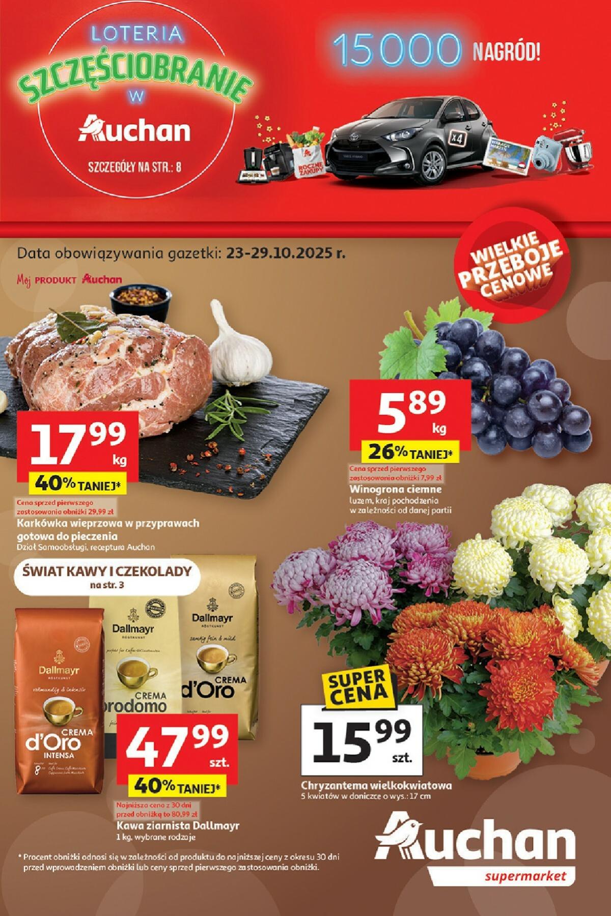 Gazetka Supermarket Auchan - ważna od 23.10. do 29.10.