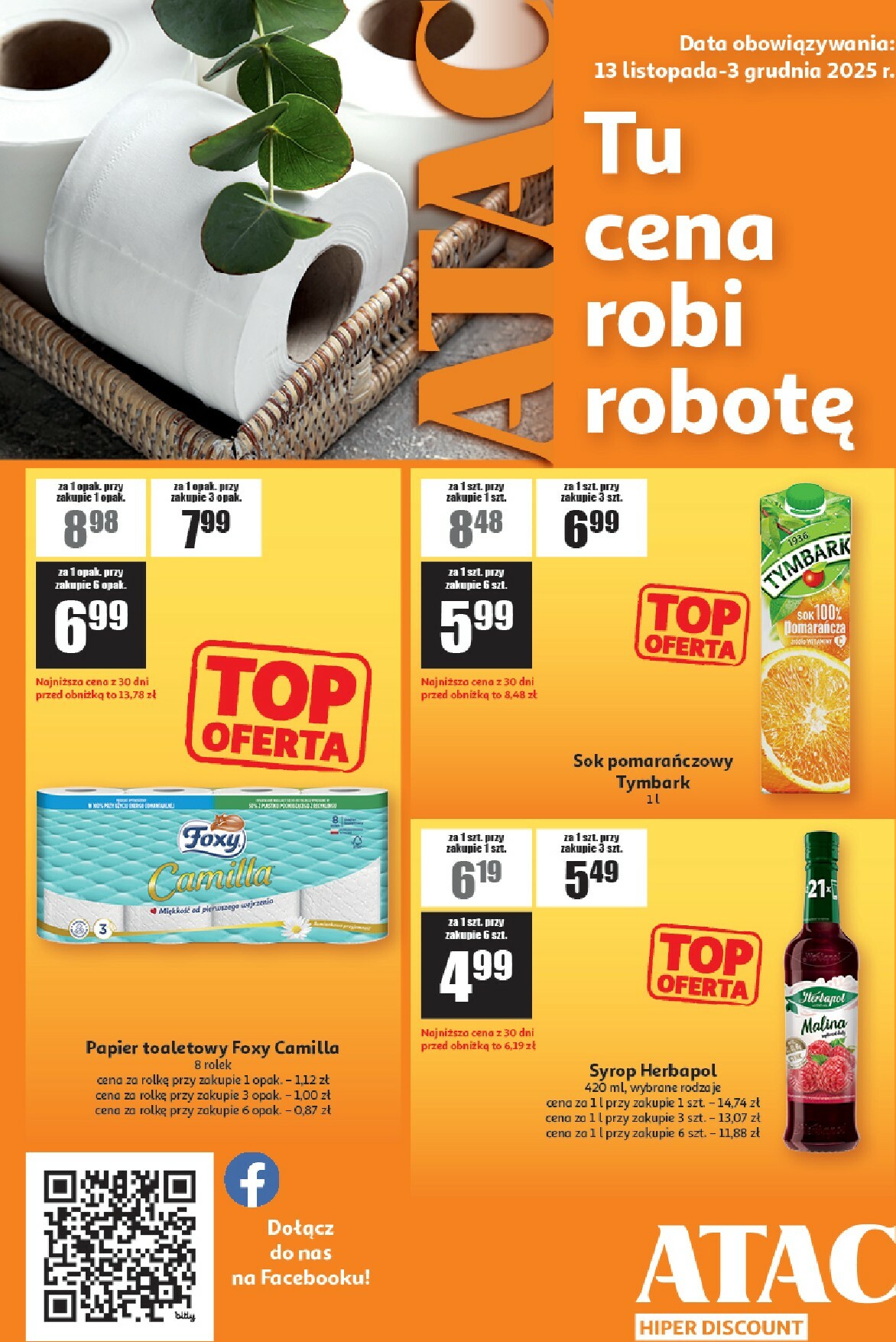 Gazetka Auchan - ATAC Hiper Discount - ważna od 13.11. do 03.12.