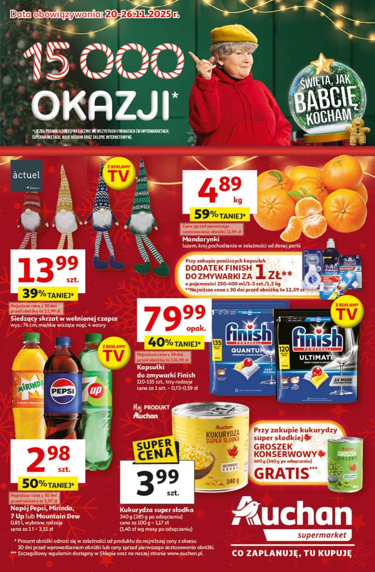 Gazetka Supermarket Auchan - ważna od 20.11. do 26.11.