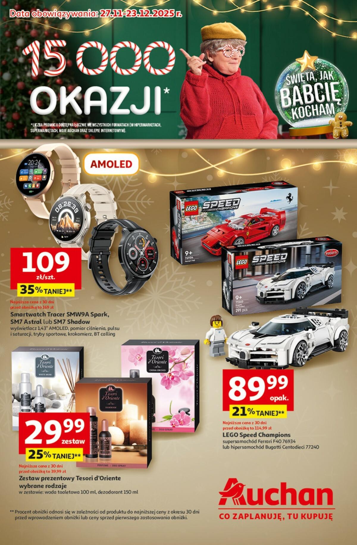 Gazetka Hipermarket Auchan - Katalog prezenty - ważna od 27.11. do 23.12.