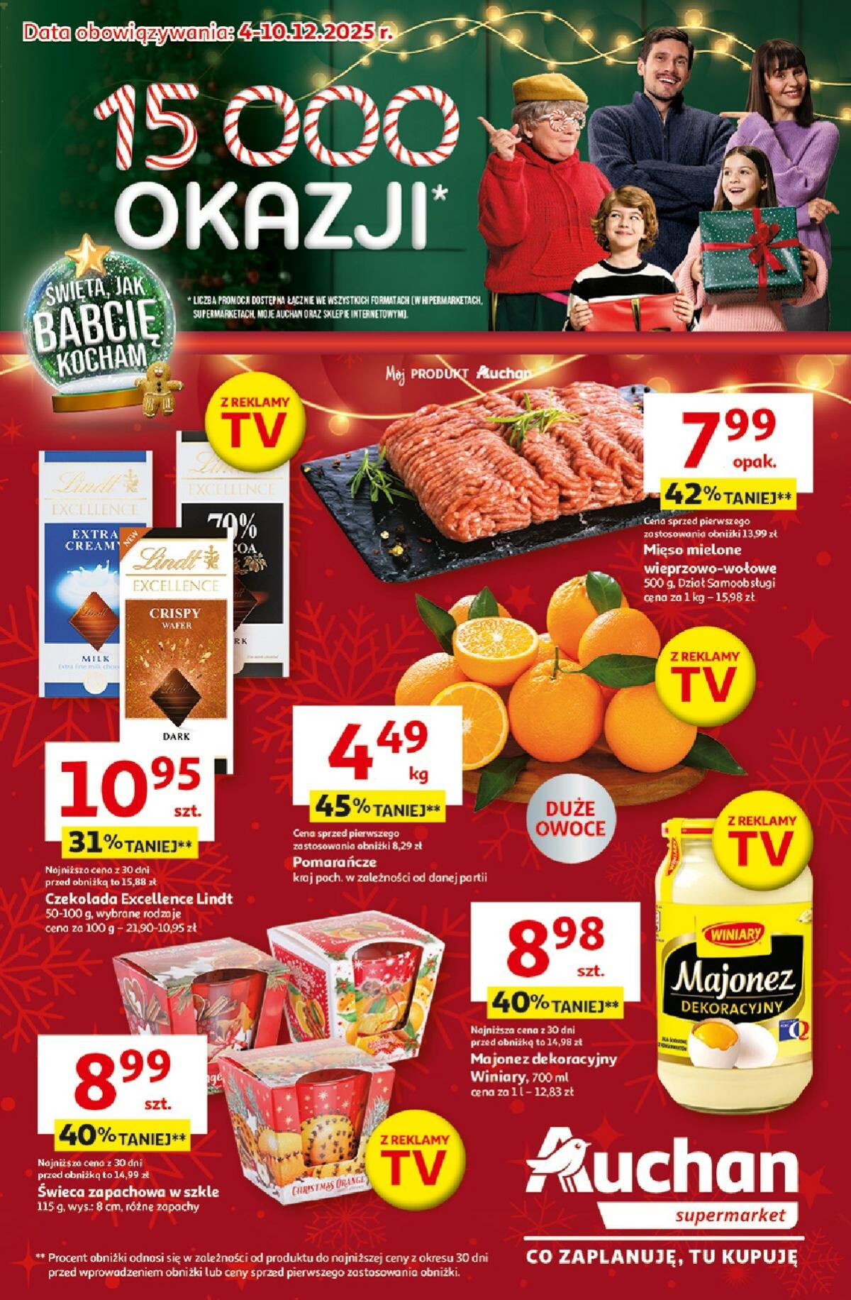 Gazetka Supermarket Auchan - ważna od 04.12. do 10.12.