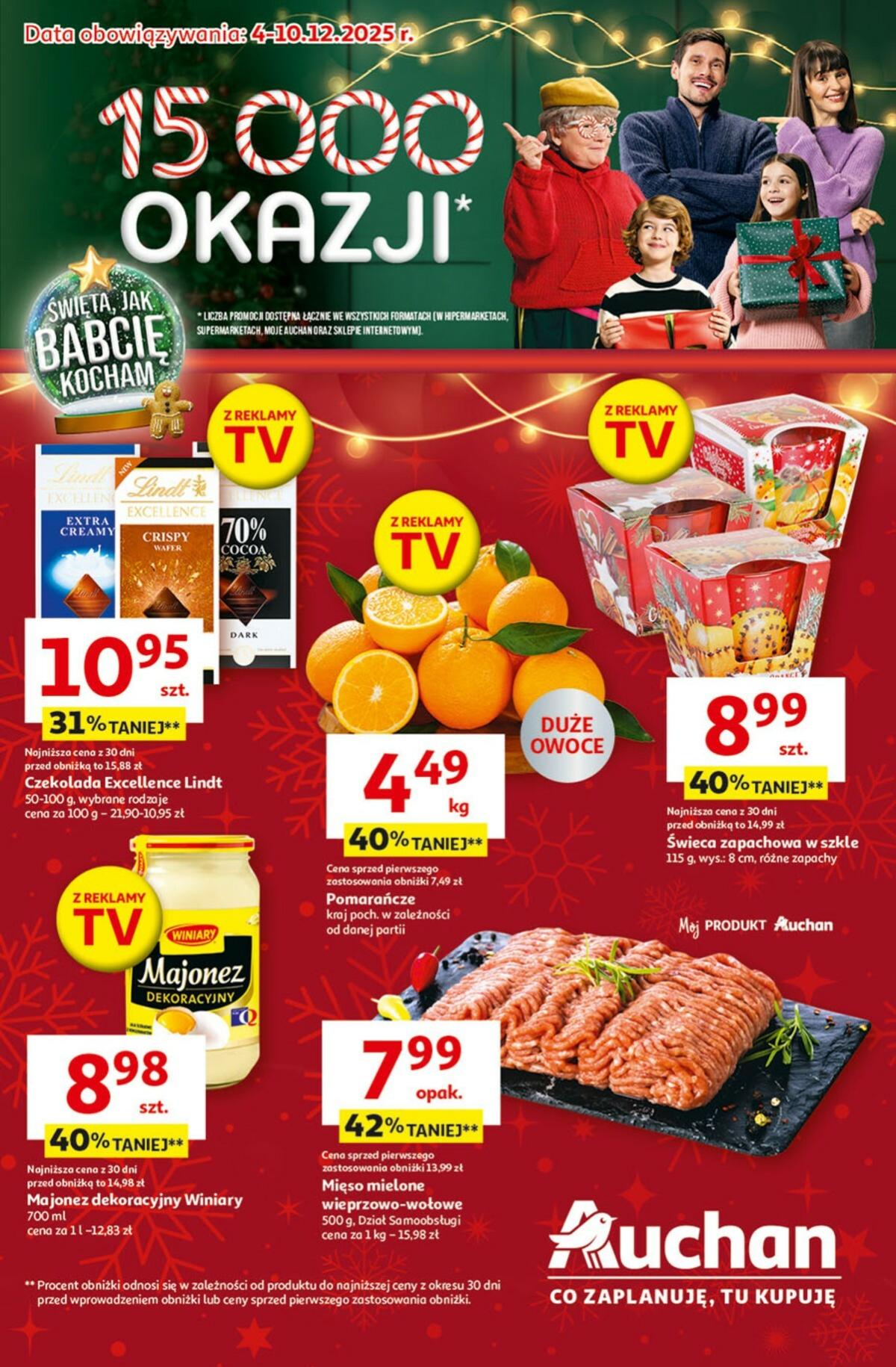 Gazetka Hipermarket Auchan - ważna od 04.12. do 10.12.