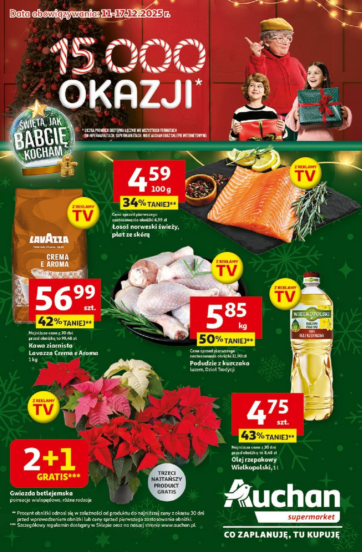 Gazetka Supermarket Auchan - ważna od 11.12. do 17.12.