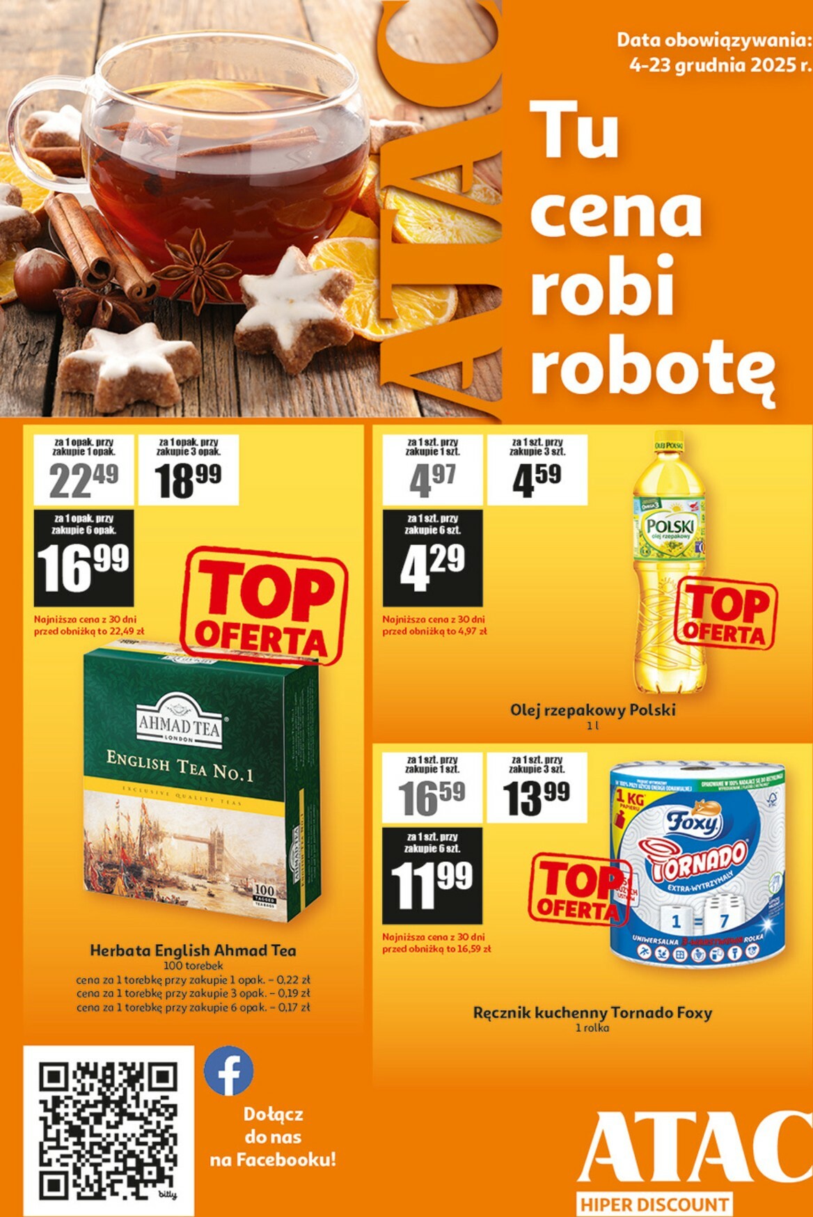 Gazetka Auchan - ATAC Hiper Discount - ważna od 04.12. do 23.12.