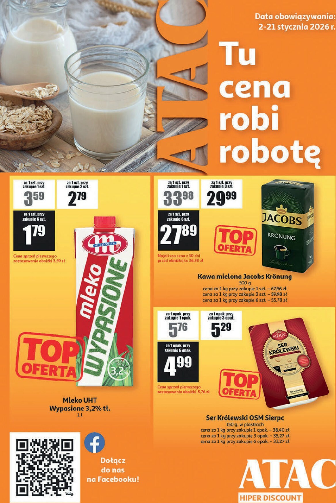 Gazetka Auchan - ATAC Hiper Discount - ważna od 02.01. do 21.01.