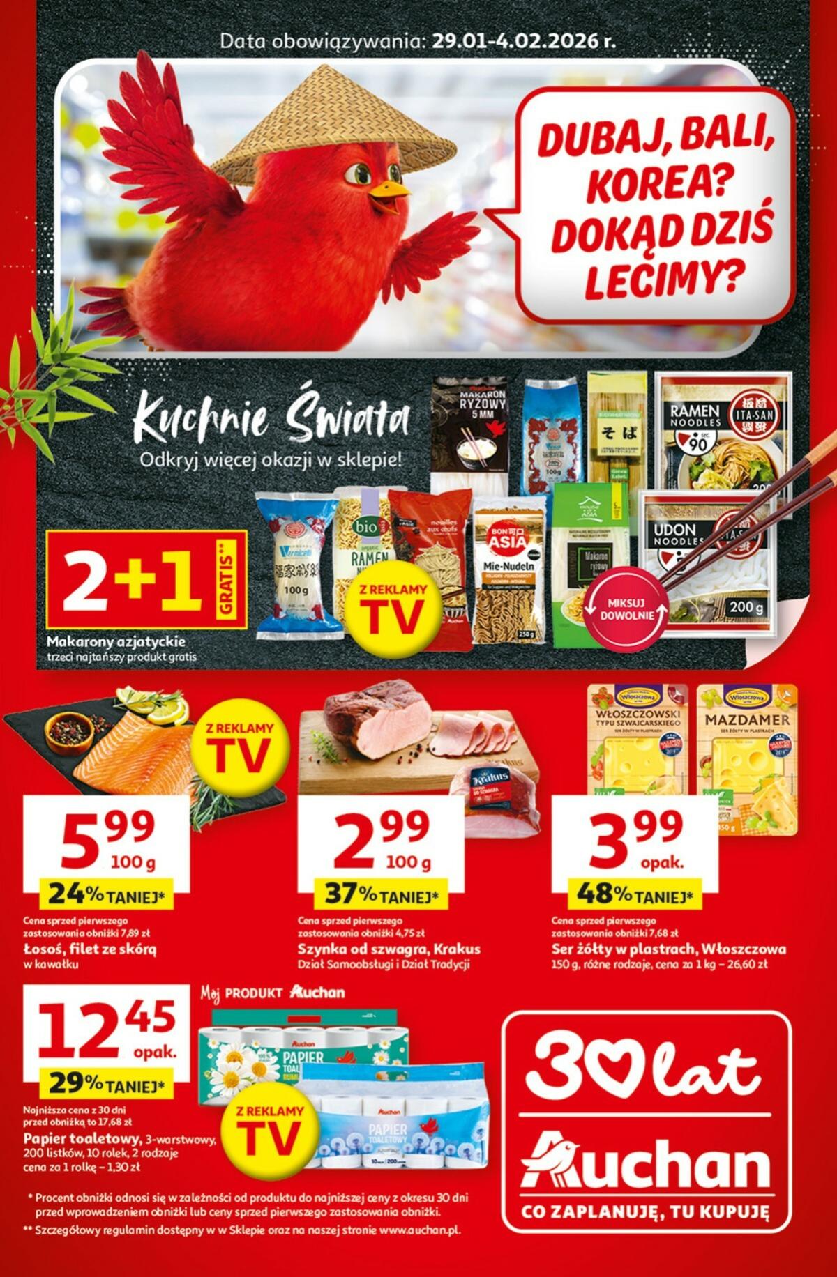 Gazetka Supermarket Auchan - ważna od 29.01. do 04.02.