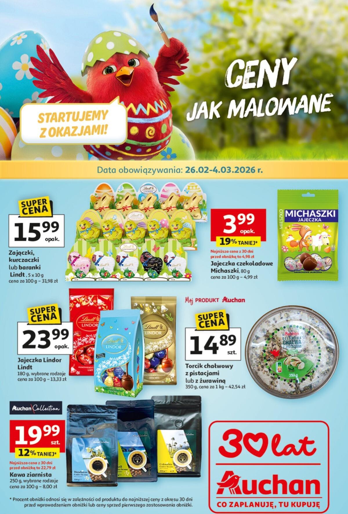 Gazetka Hipermarket Auchan - Ceny Jak Malowane - ważna od 26.02.2026 do 04.03.2026