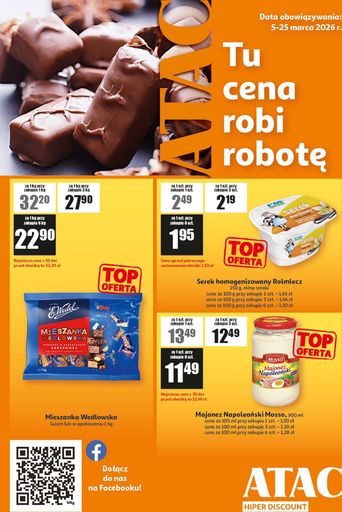 Gazetka Auchan Hipermarket - ATAC discount - ważna od 05.03.2026 do 25.03.2026