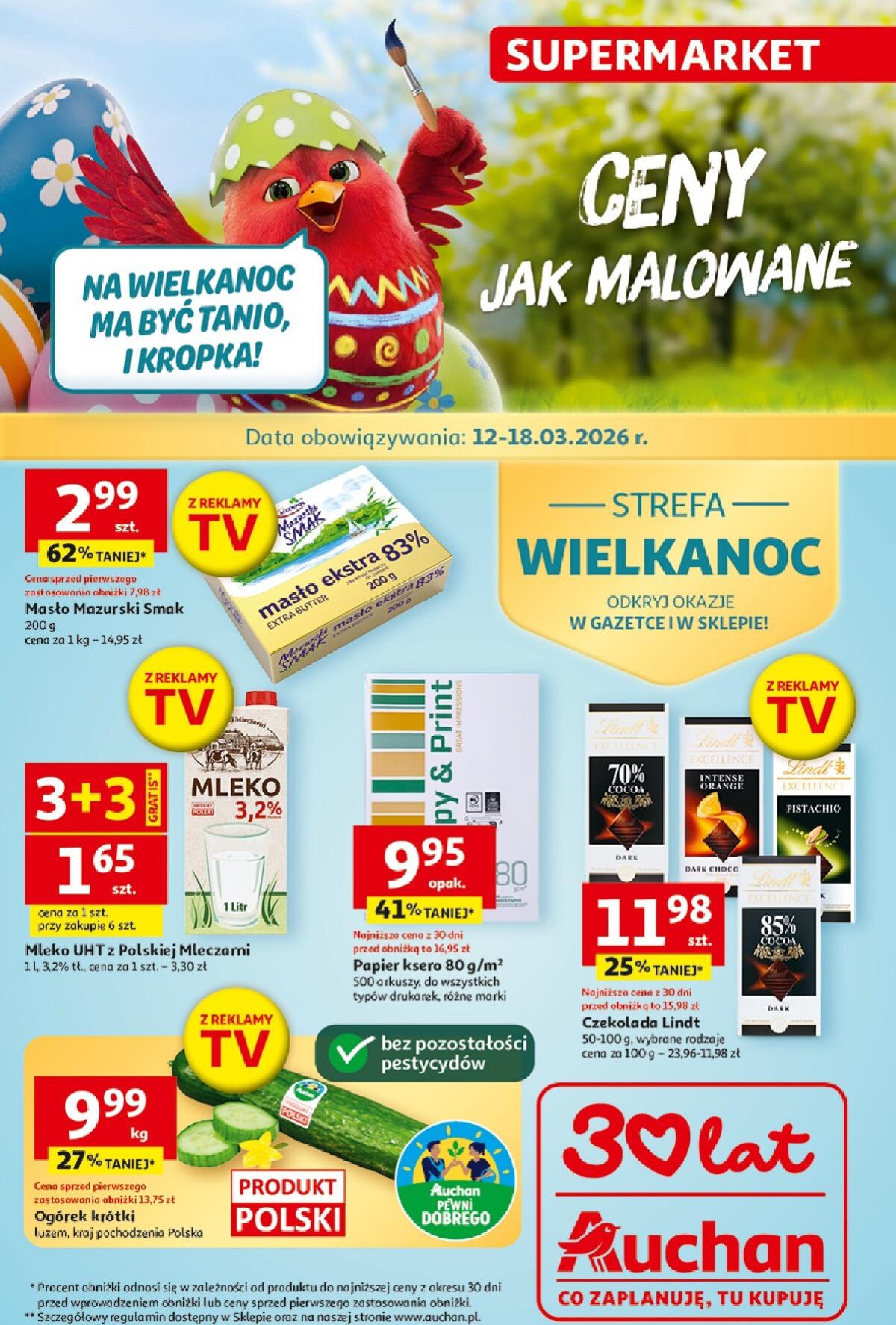 Gazetka Supermarket Auchan - ważna od 12.03.2026 do 18.03.2026