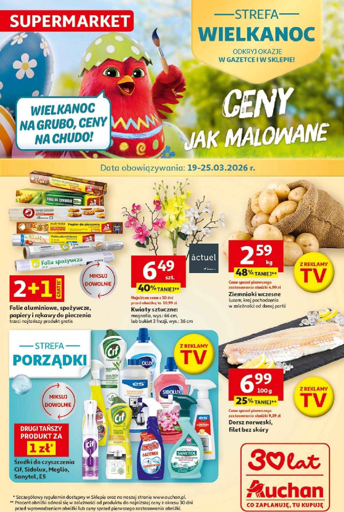 Gazetka Supermarket Auchan - ważna od 19.03.2026 do 25.03.2026