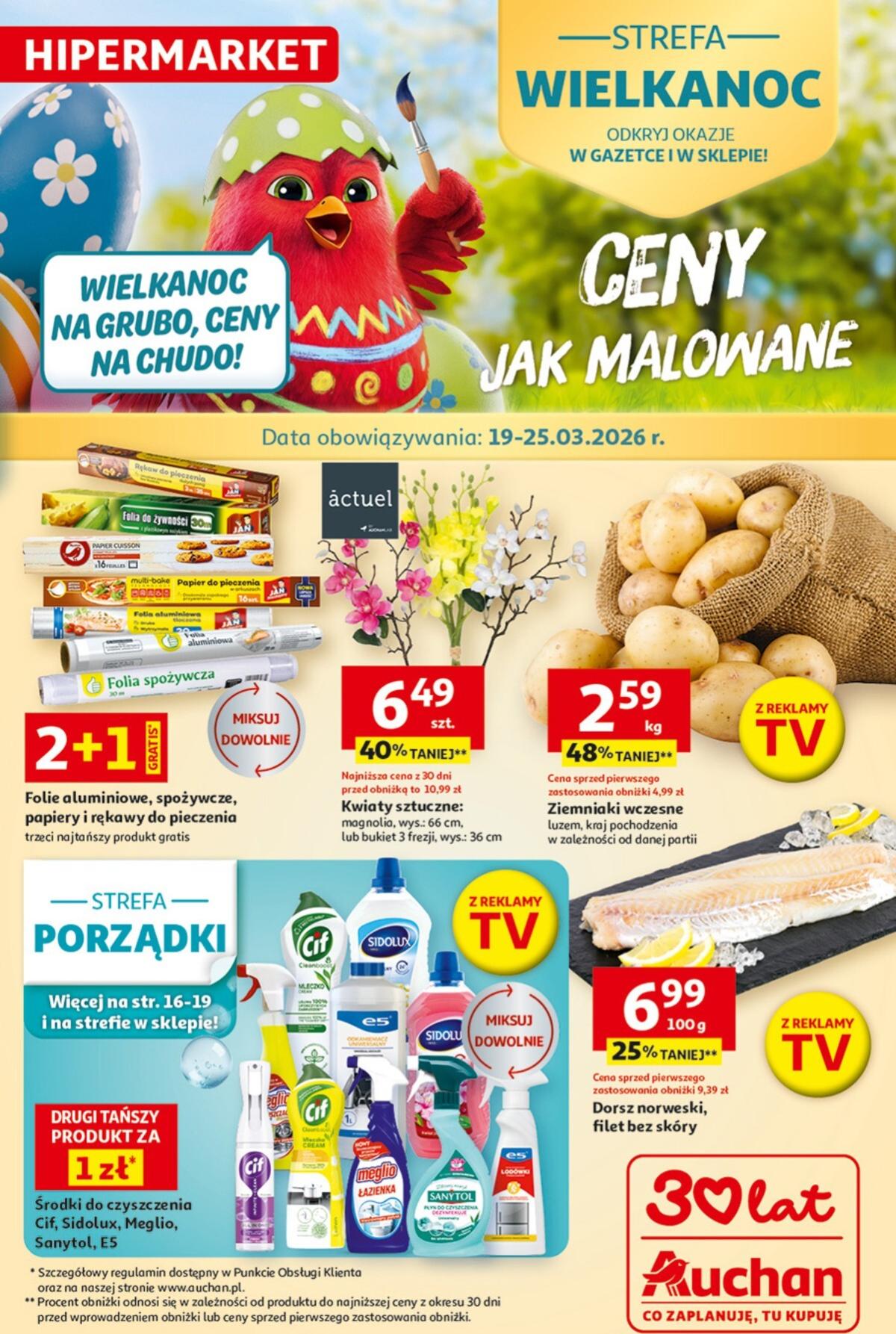 Gazetka Hipermarket Auchan - ważna od 19.03.2026 do 25.03.2026