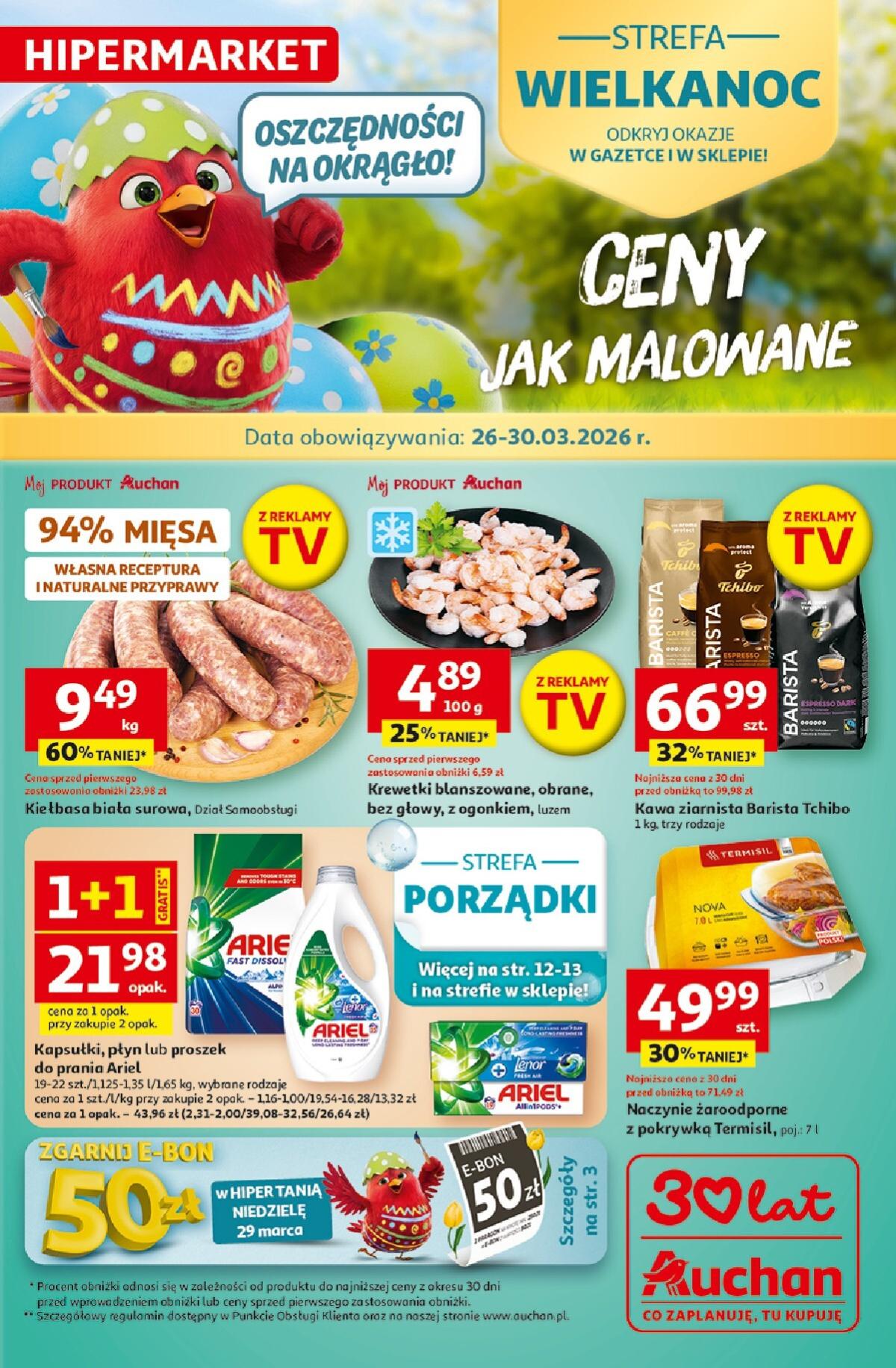 Gazetka Hipermarket Auchan - ważna od 26.03.2026 do 30.03.2026
