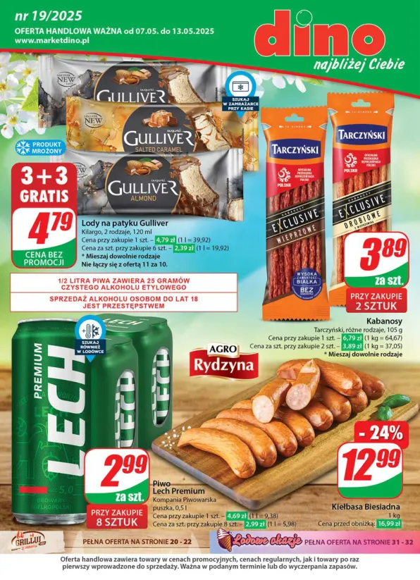 Dino gazetka ważna od 07.05. - 13.05.