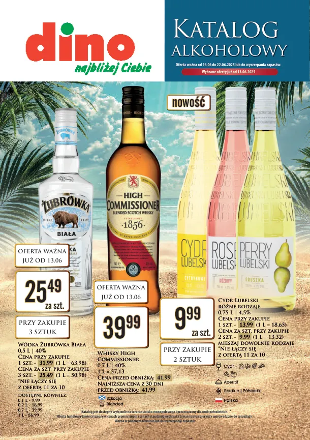 Gazetka Dino - Katalog alkoholowy ważna od 16.06. - 22.06.