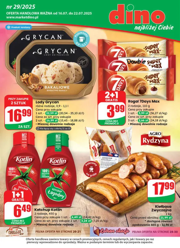 Gazetka Dino ważna od 16.07. - 22.07.
