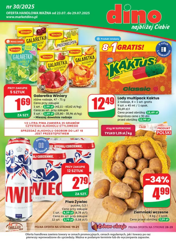Gazetka Dino ważna od 23.07. - 29.07.