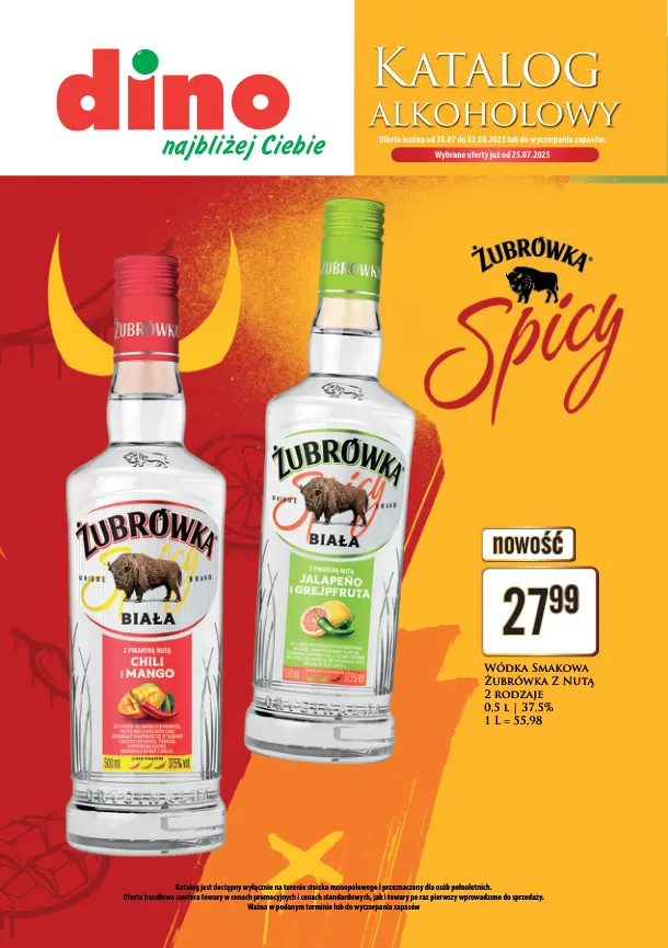 Gazetka Dino - Katalog alkoholowy ważna od 28.07. - 02.08.