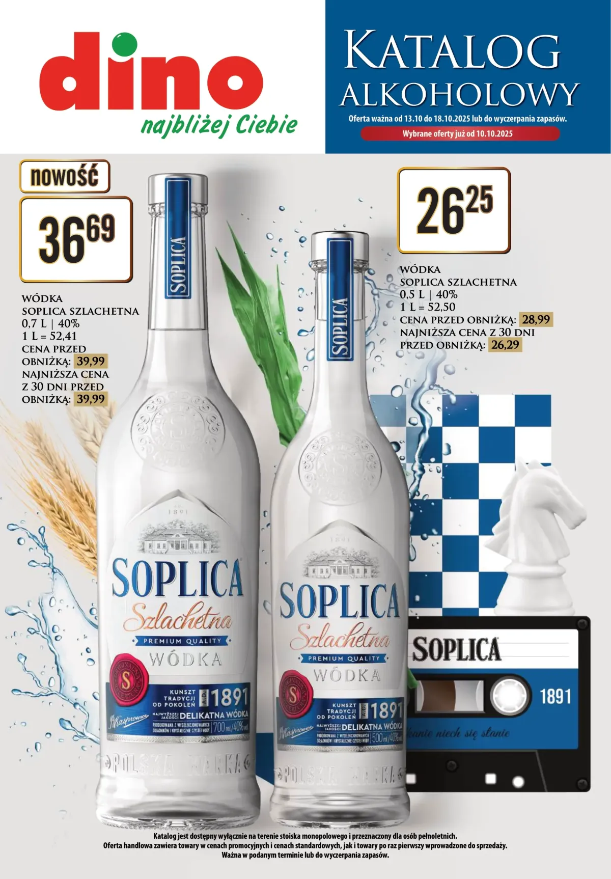 Gazetka Dino - Katalog alkoholowy - ważna od 13.10. do 18.10.