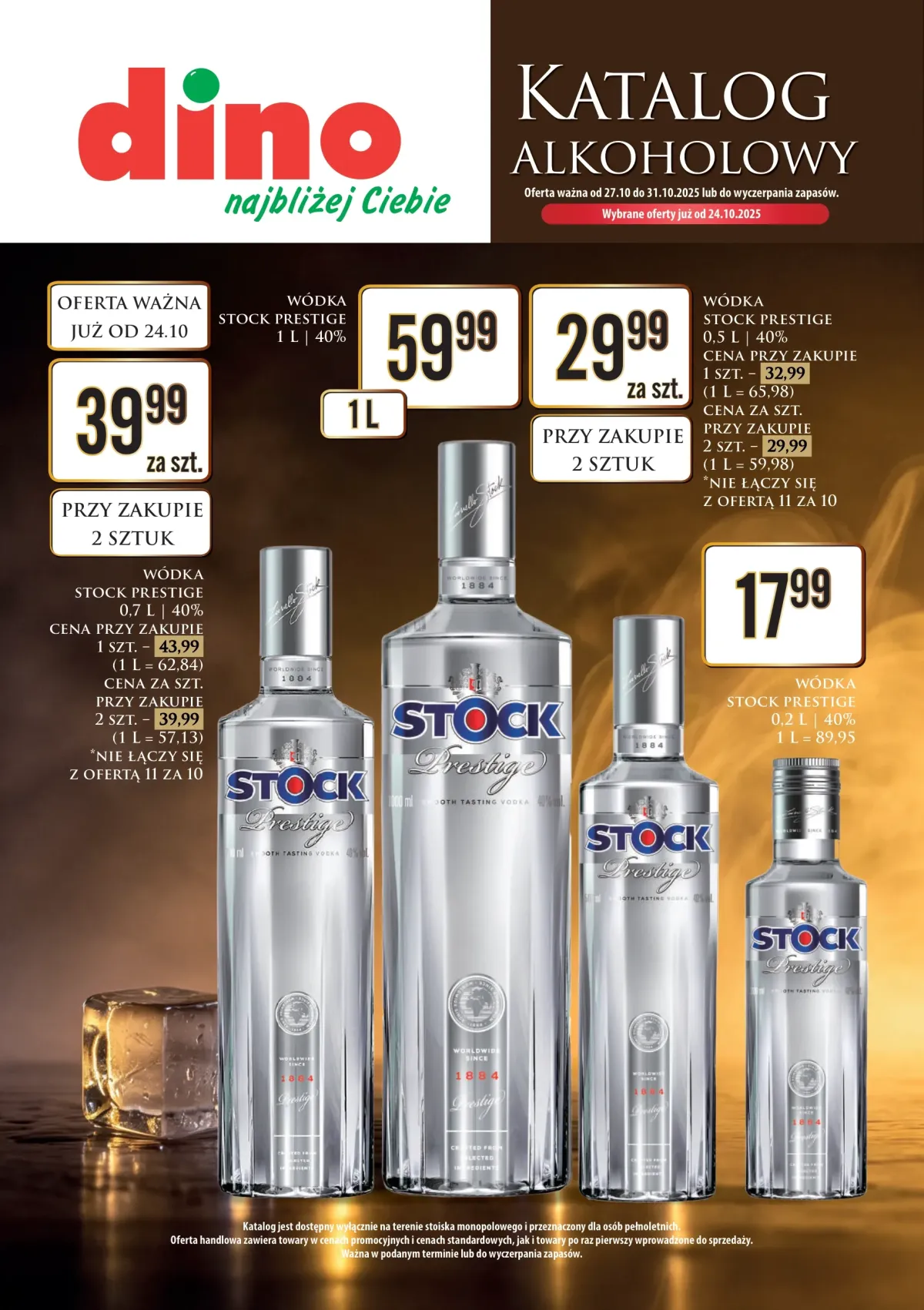 Gazetka Dino - Katalog alkoholowy - ważna od 27.10. do 31.10.