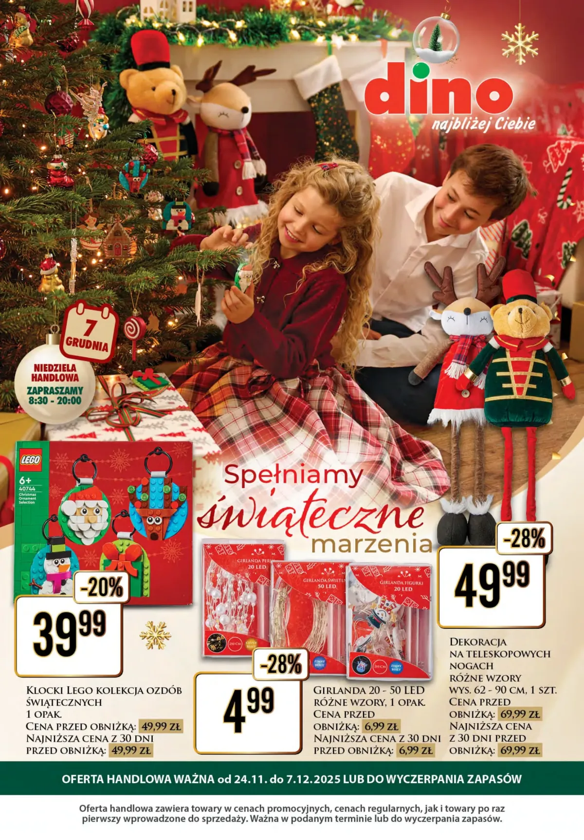 Gazetka Dino - Spełniamy świąteczne marzenia 2025 - ważna od 24.11. do 07.12.