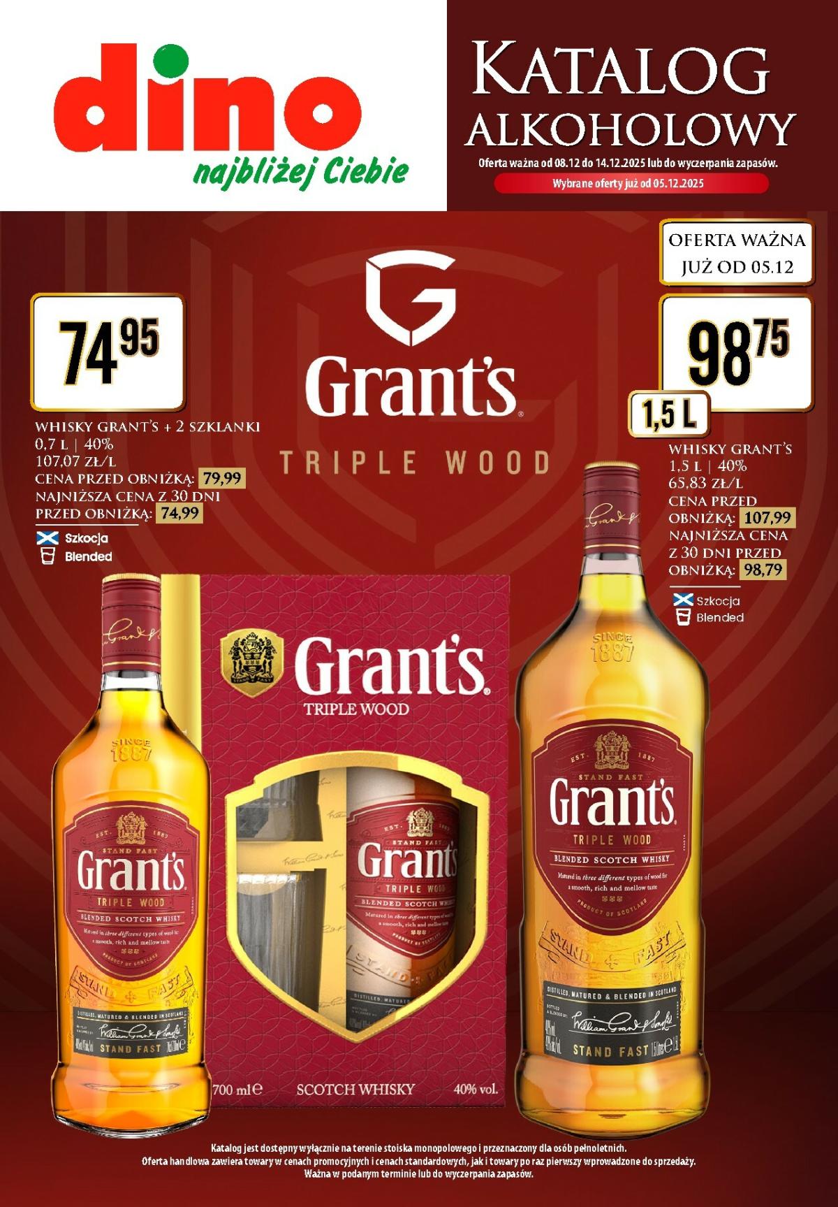 Gazetka Dino - Katalog alkoholowy - ważna od 08.12. do 14.12.