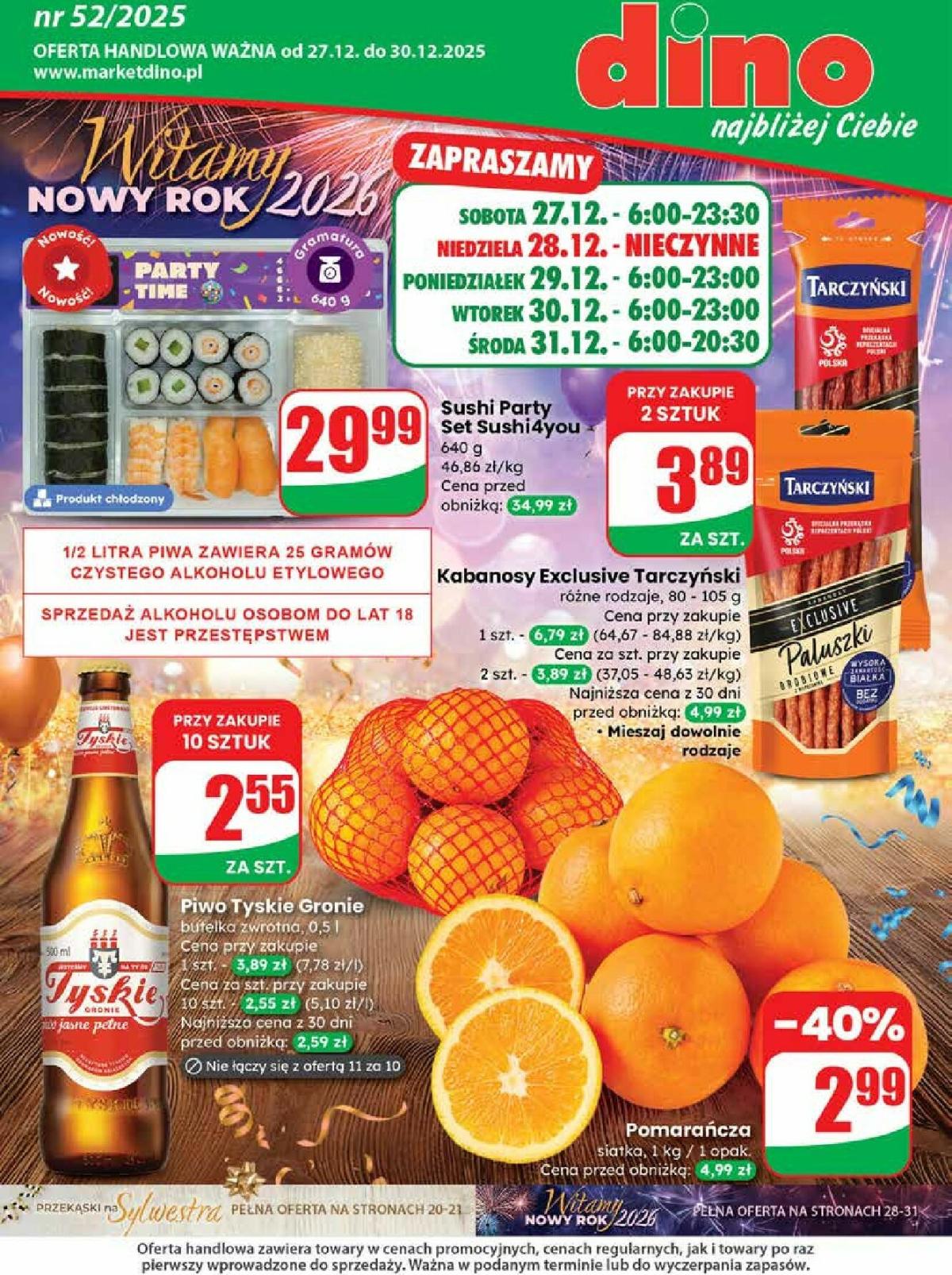 Gazetka Dino - ważna od 27.12. do 30.12.