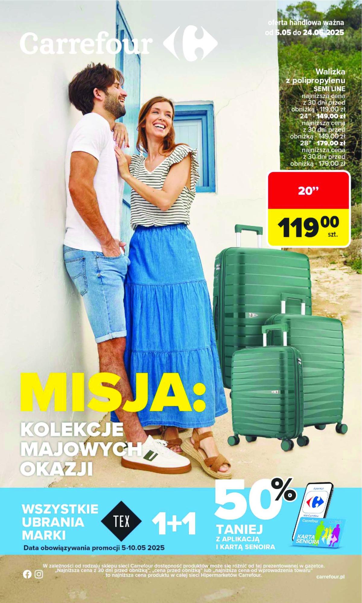 Carrefour - Majowe okazje gazetka ważna od 05.05. - 24.05.