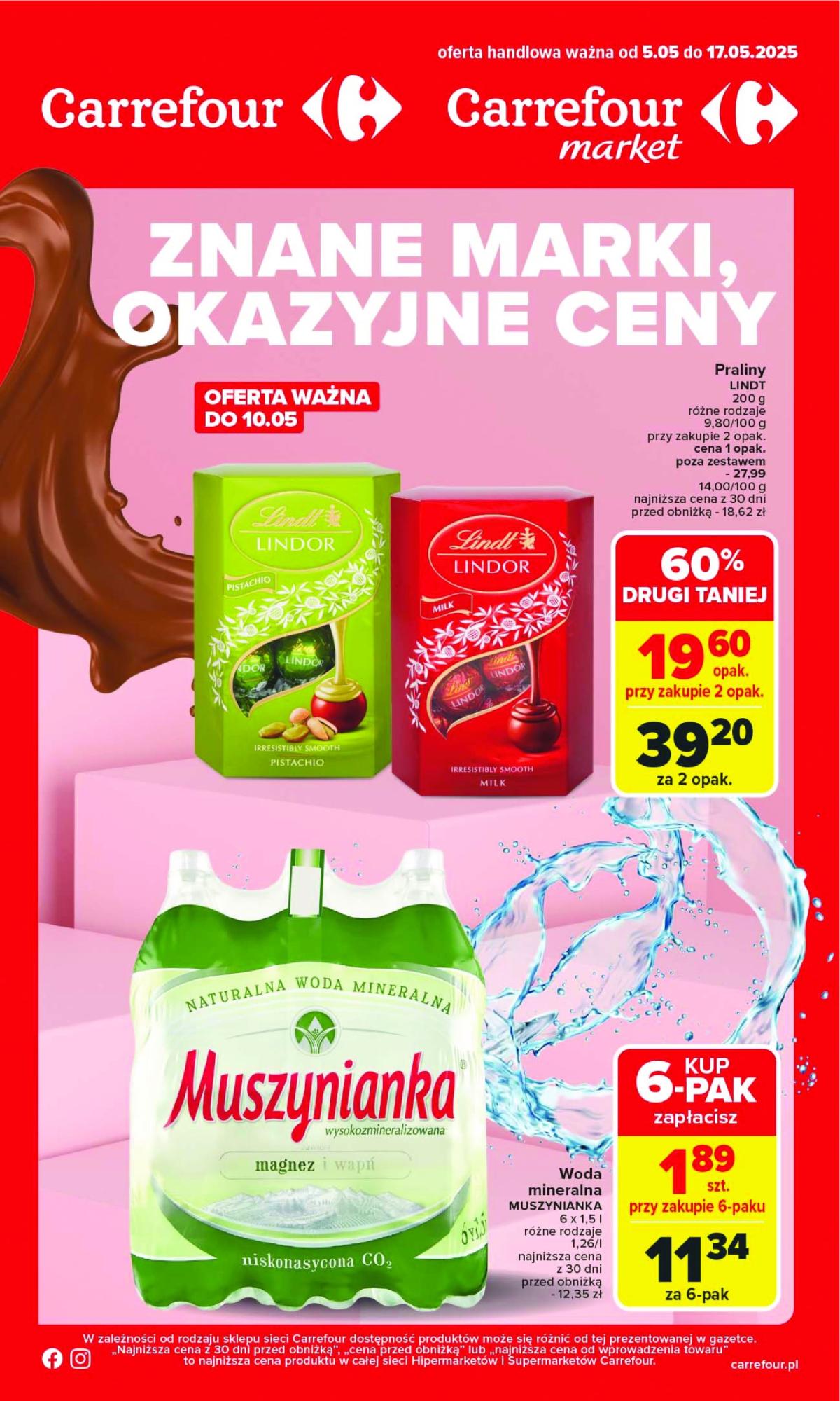 Carrefour - Znane marki, okazyjne ceny gazetka ważna od 05.05. - 17.05.