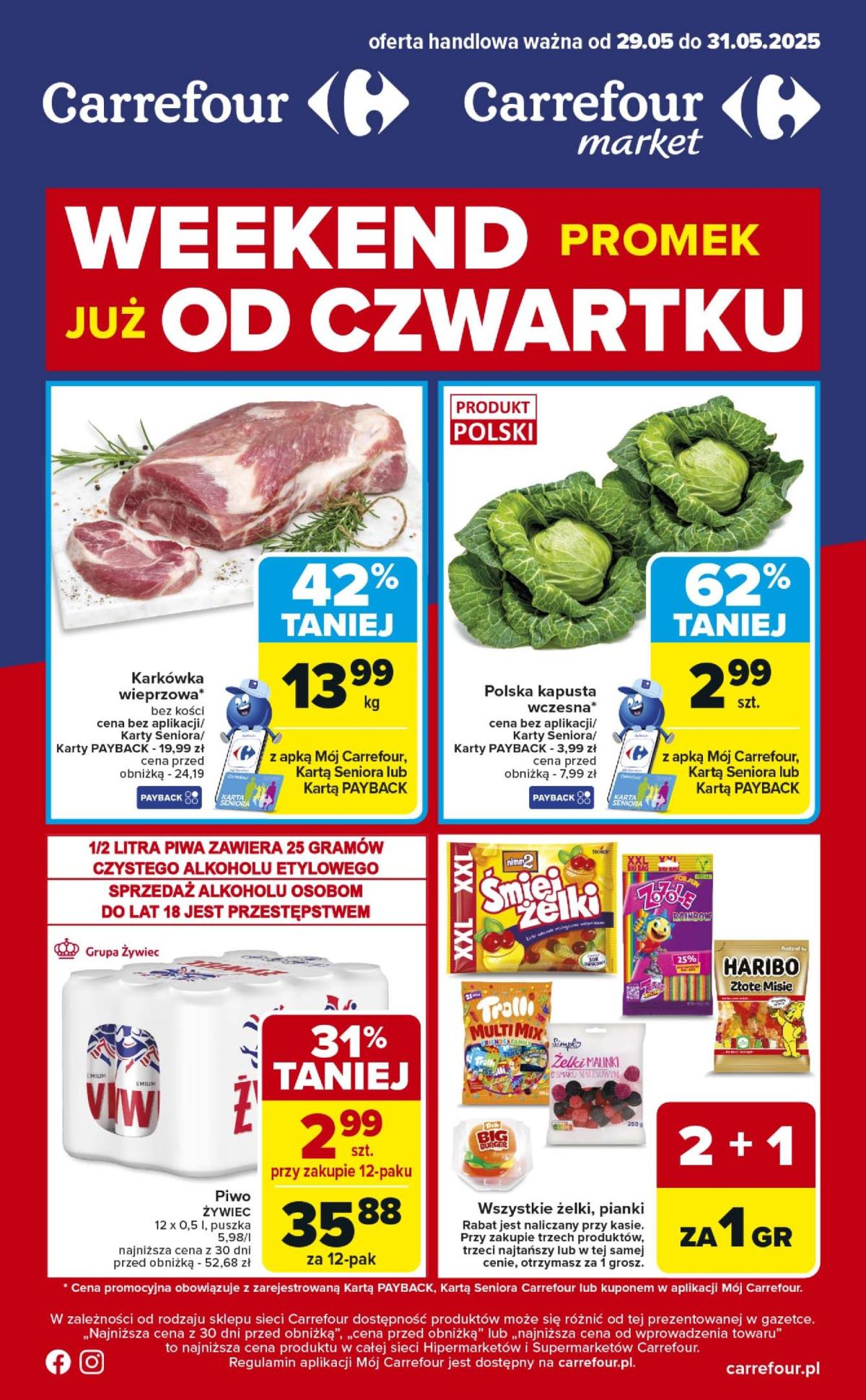 Carrefour - Weekend promek gazetka ważna od 29.05. - 31.05.