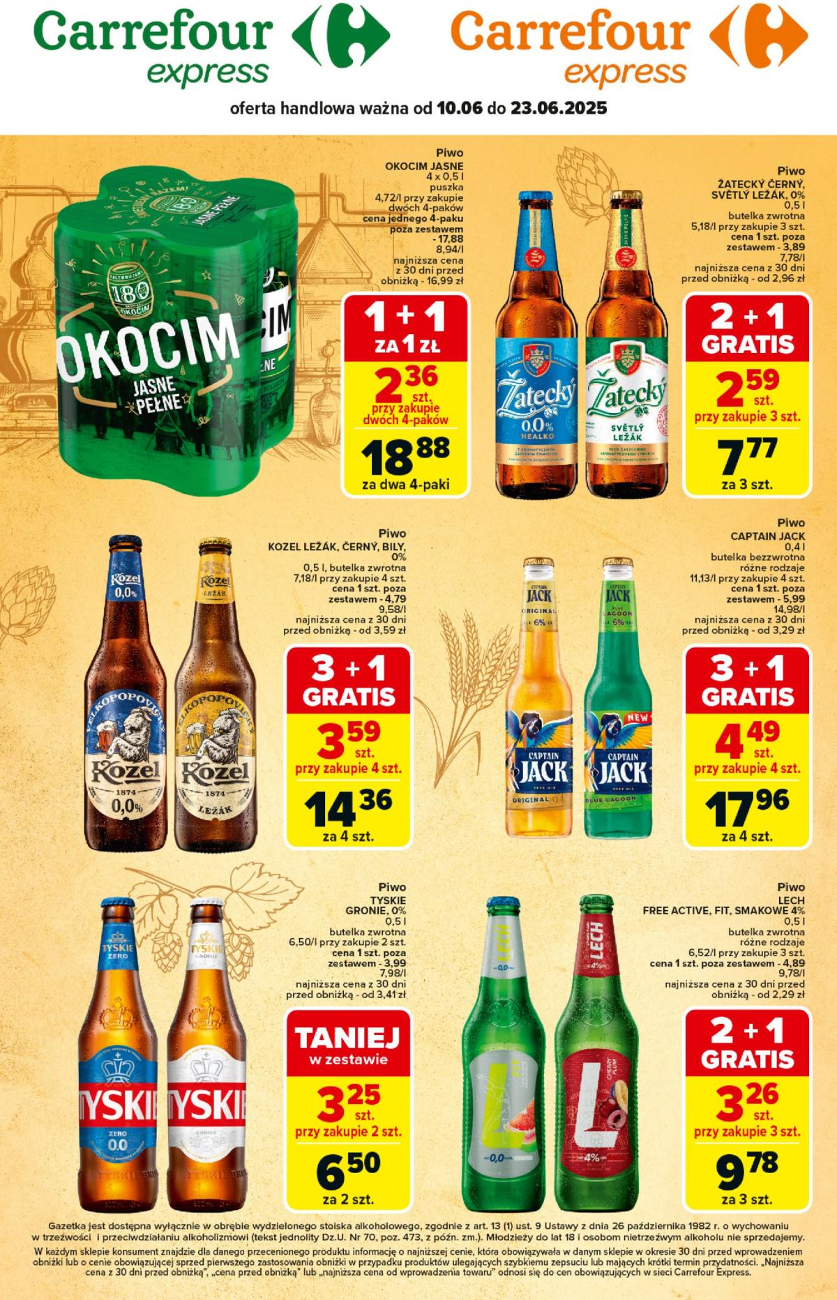 Gazetka Carrefour Express - Festiwal piwa ważna od 10.06. - 23.06.