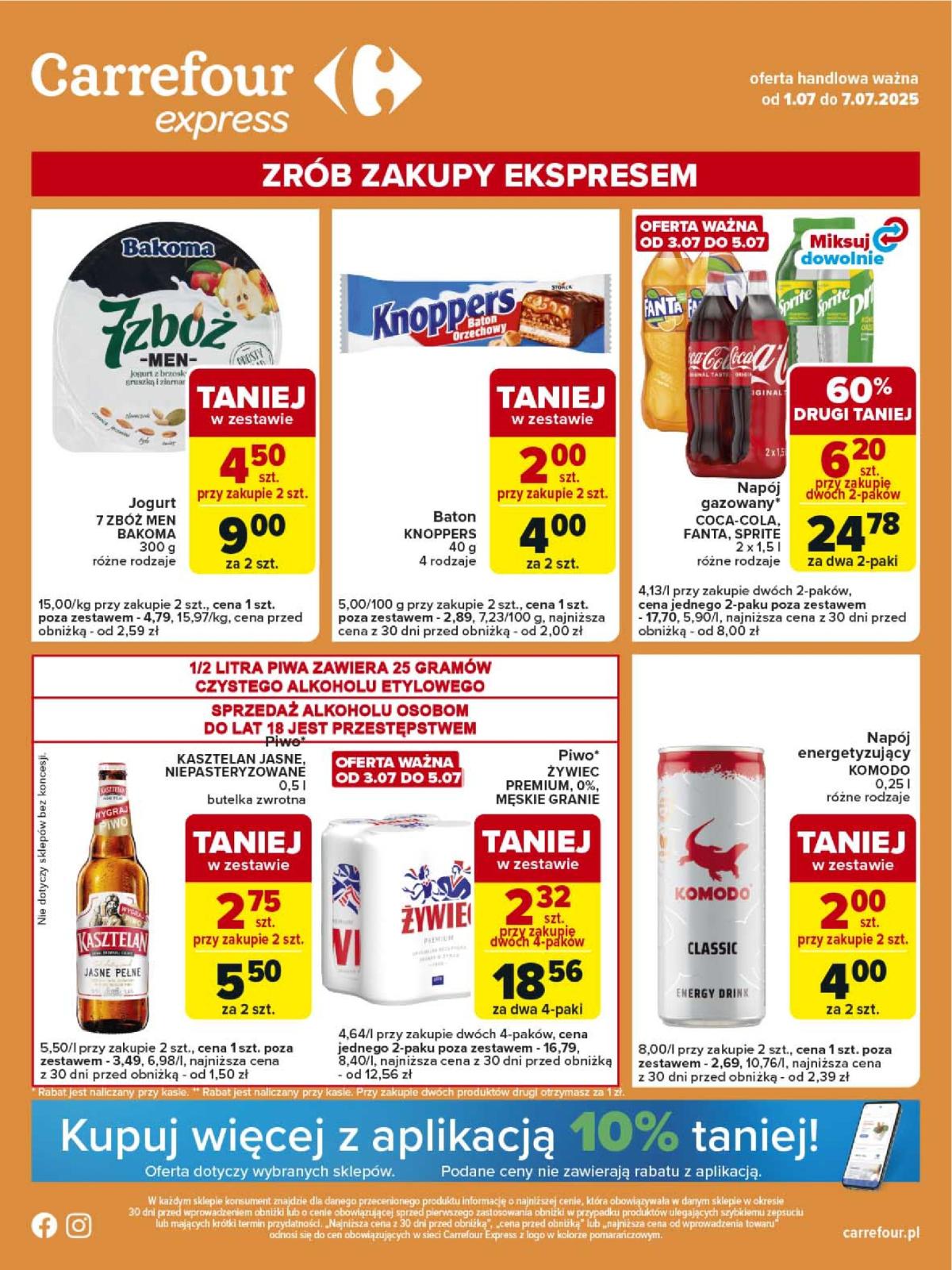 Gazetka Carrefour - Express 1 ważna od 01.07. - 07.07.