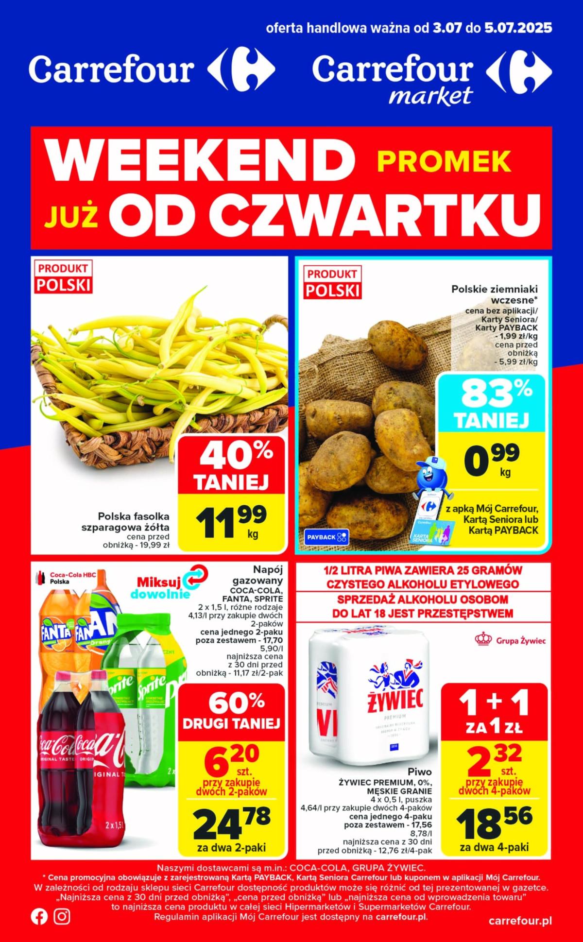 Gazetka Carrefour - Weekend promek już od czwartku ważna od 03.07. - 05.07.