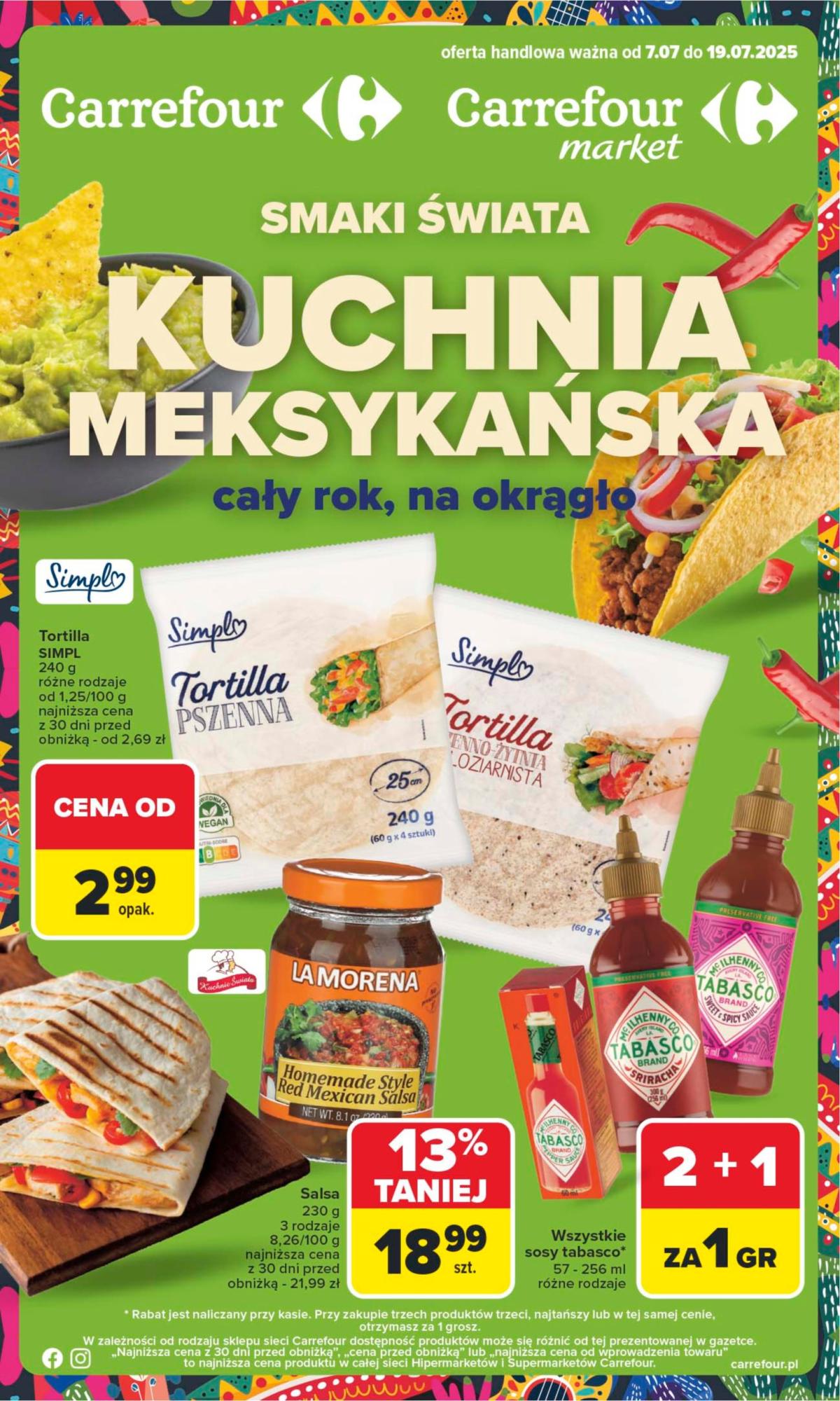 Gazetka Carrefour - Kuchnia meksykańska ważna od 07.07. - 19.07.
