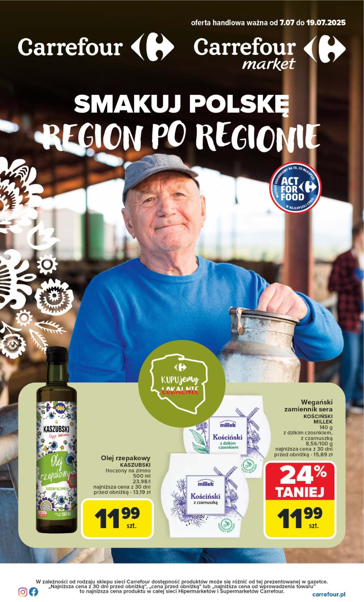 Gazetka Carrefour - Kupujemy lokalnie ważna od 07.07. - 19.07.