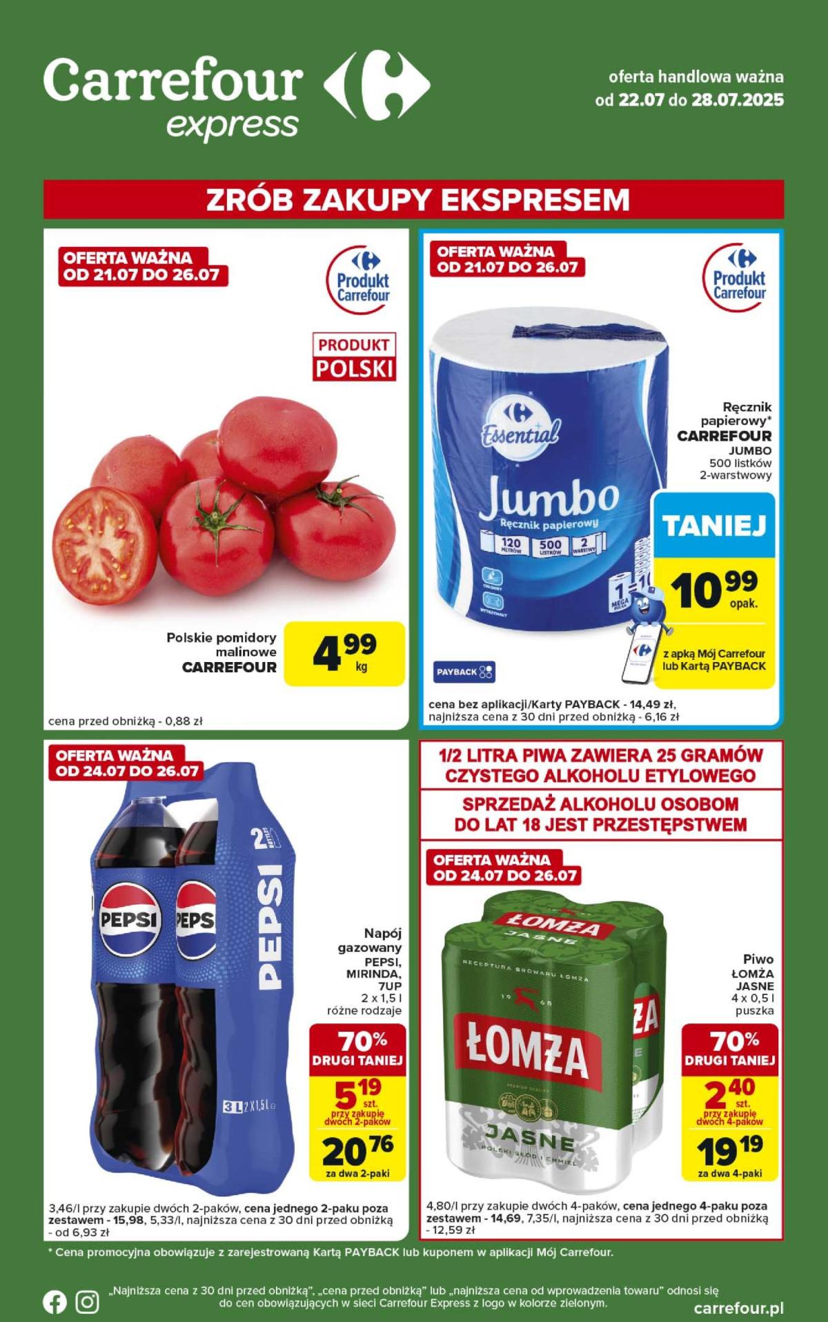 Gazetka Carrefour - Express 2 ważna od 22.07. - 28.07.