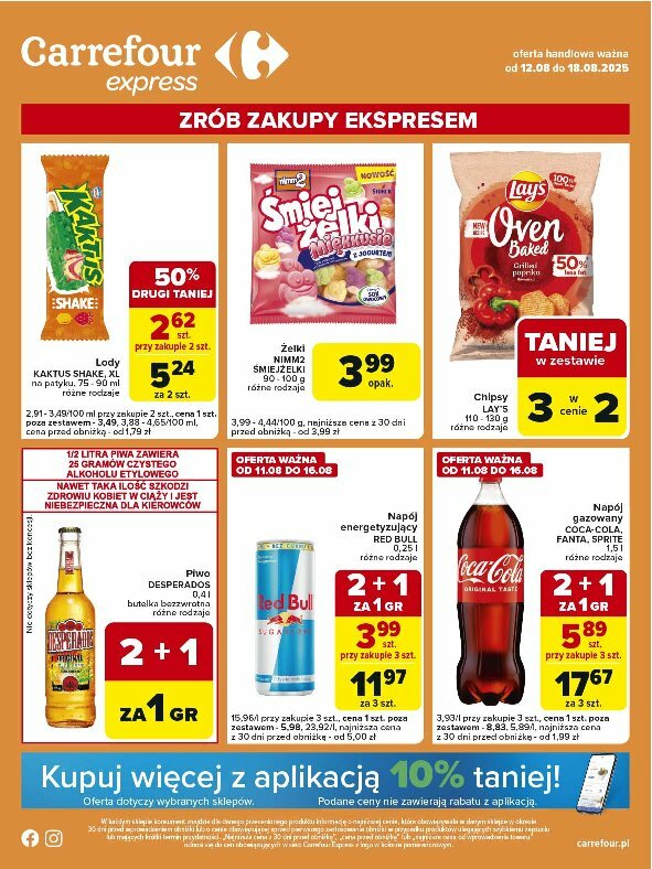 Gazetka Carrefour - Express 1 - ważna od 12.08. do 18.08.