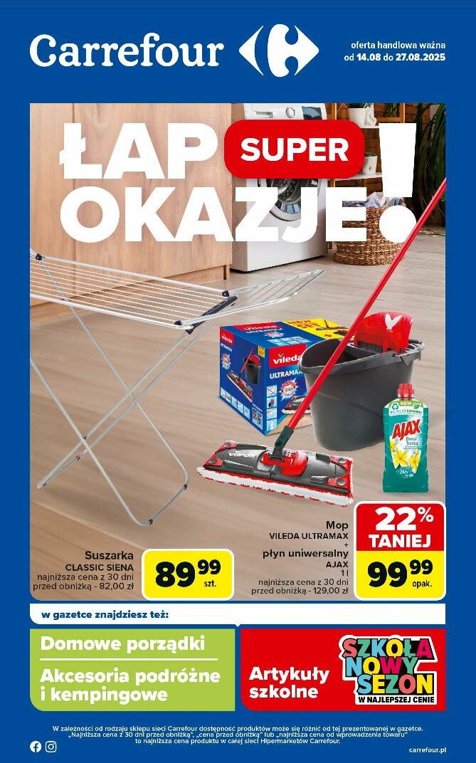 Gazetka Carrefour - Łap super okazje od czwartku ! - ważna od 14.08. do 27.08.