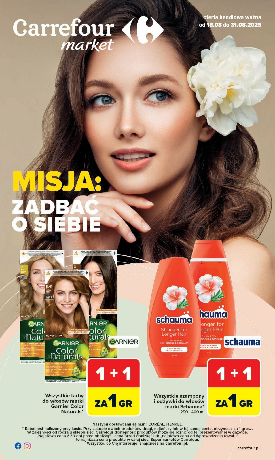 Gazetka Carrefour Market - Zadbać o siebie - ważna od 18.08. do 31.08.