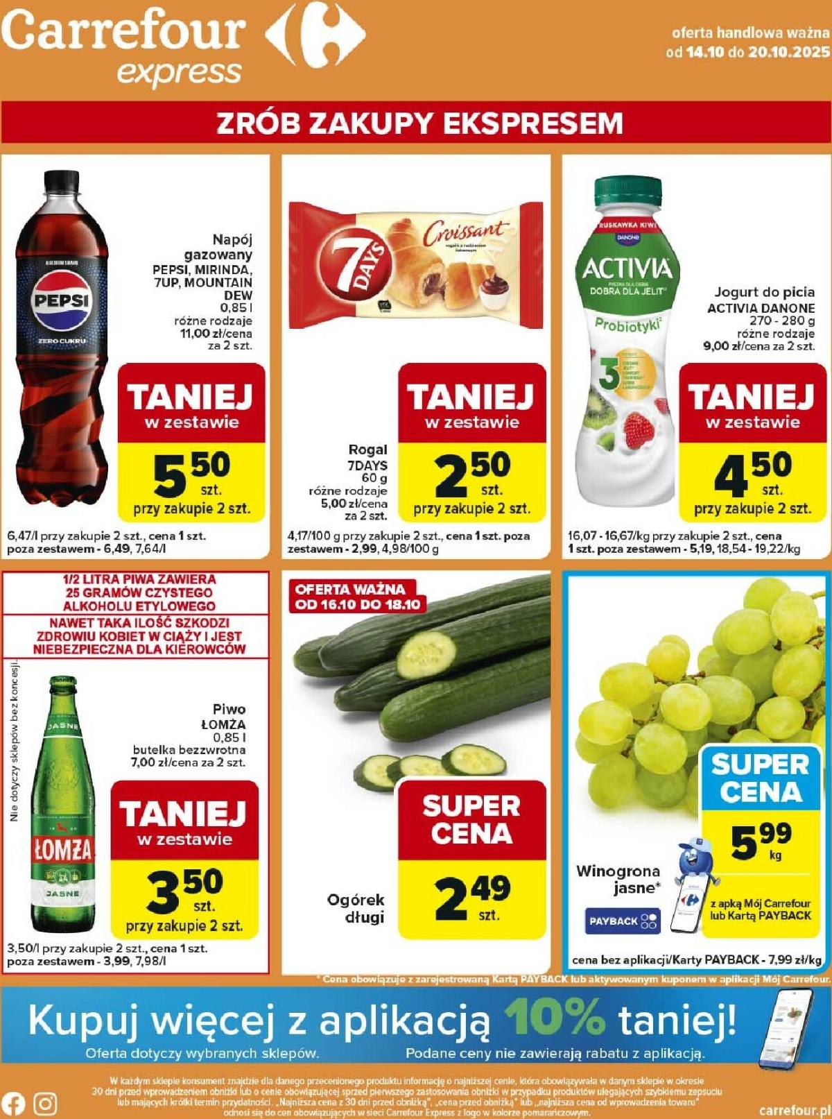 Gazetka Carrefour - Express 1 - ważna od 14.10. do 20.10.