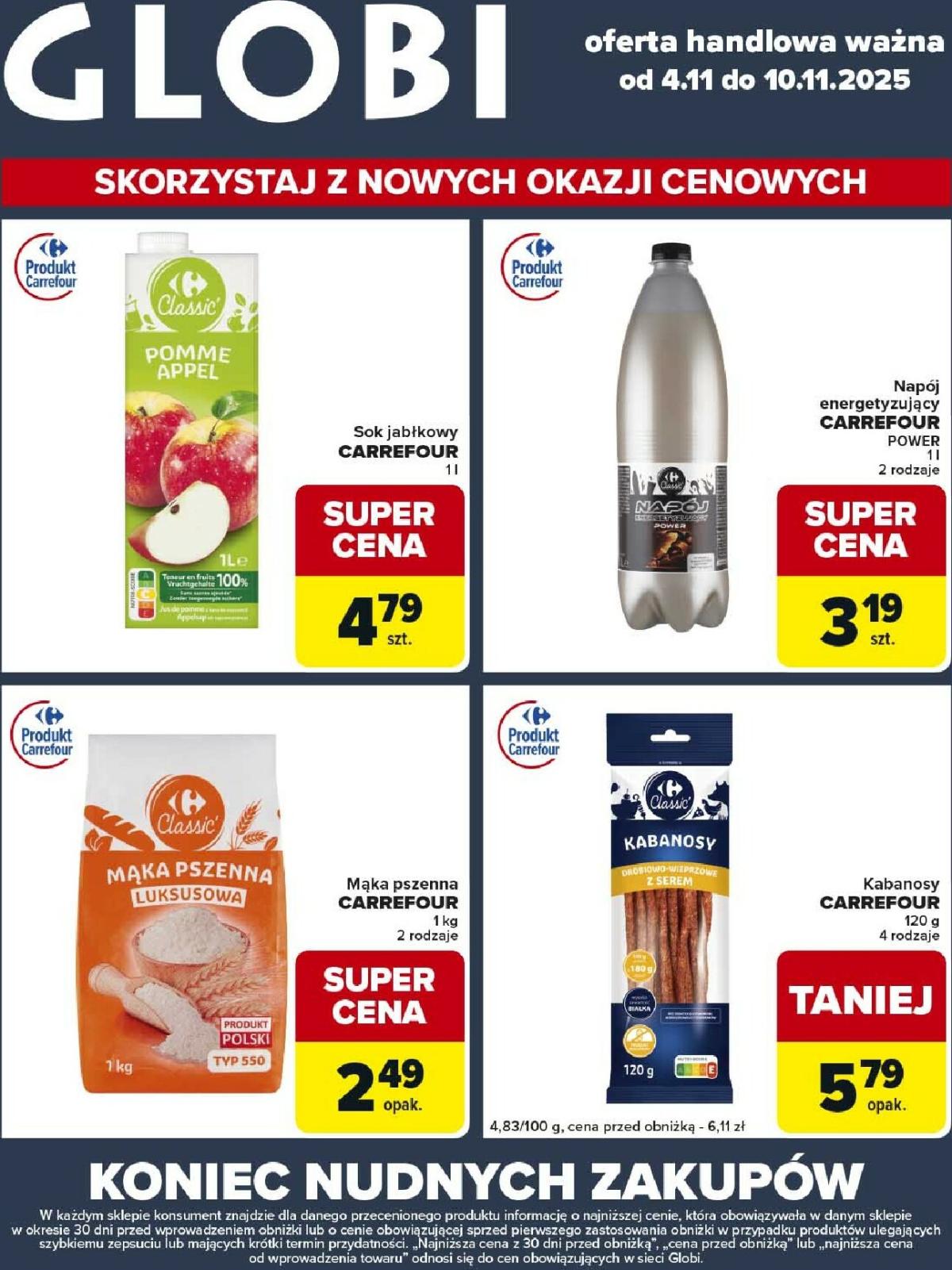 Gazetka Carrefour - Globi - ważna od 04.11. do 10.11.
