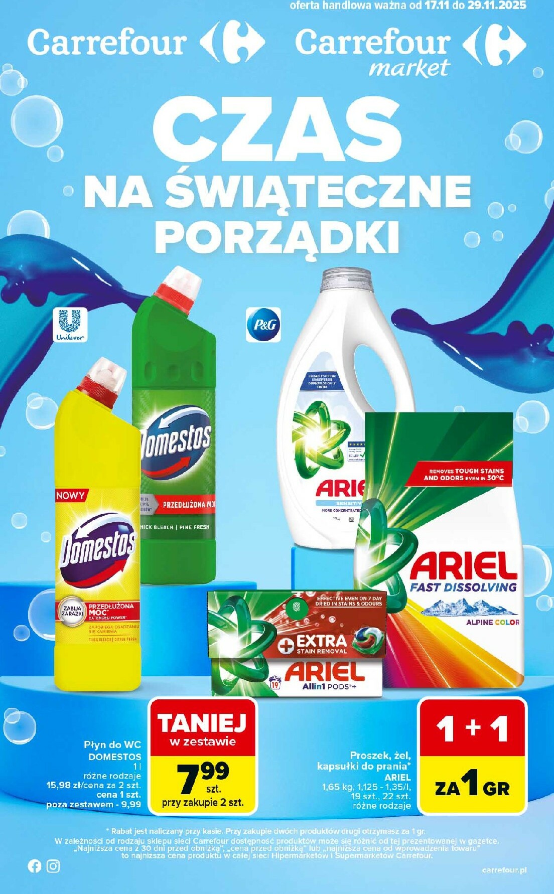 Gazetka Carrefour - Czas na świąteczne porządki od poniedziałku - ważna od 17.11. do 29.11.