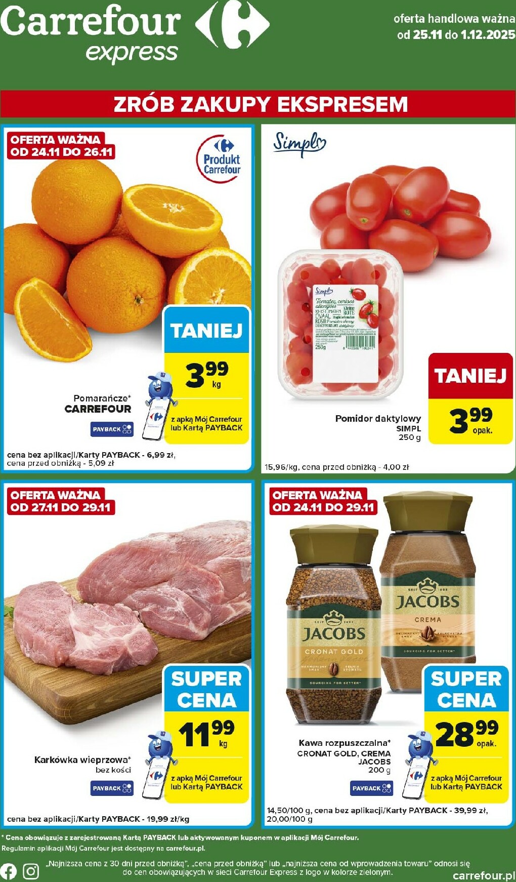 Gazetka Carrefour - Express 1 - ważna od 25.11. do 01.12.