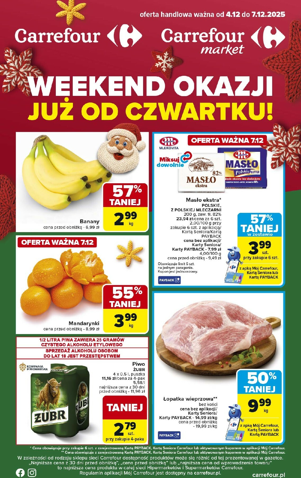 Gazetka Carrefour - Weekend okazji już od czwartku - ważna od 04.12. do 07.12.