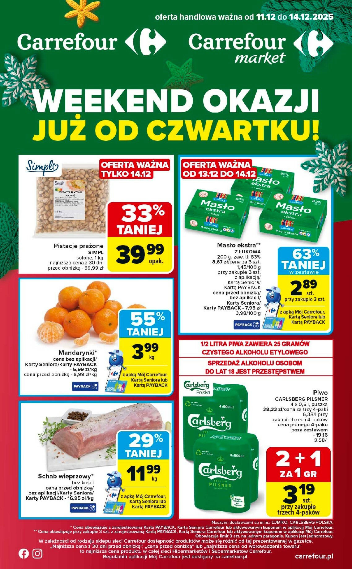 Gazetka Carrefour - Weekend okazji już od czwartku - ważna od 11.12. do 14.12.