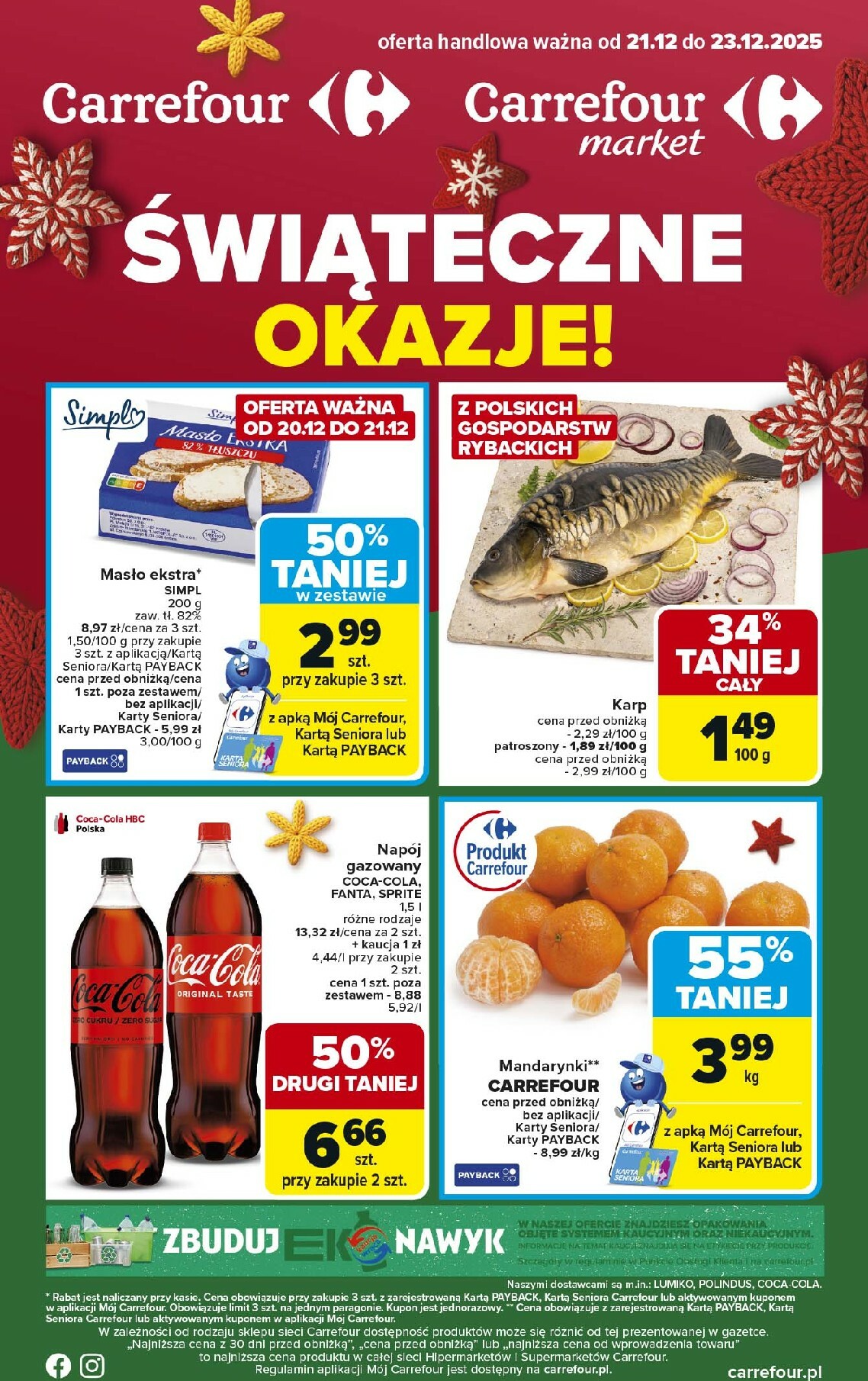 Gazetka Carrefour - Świąteczne okazje od niedzieli! - ważna od 21.12. do 23.12.