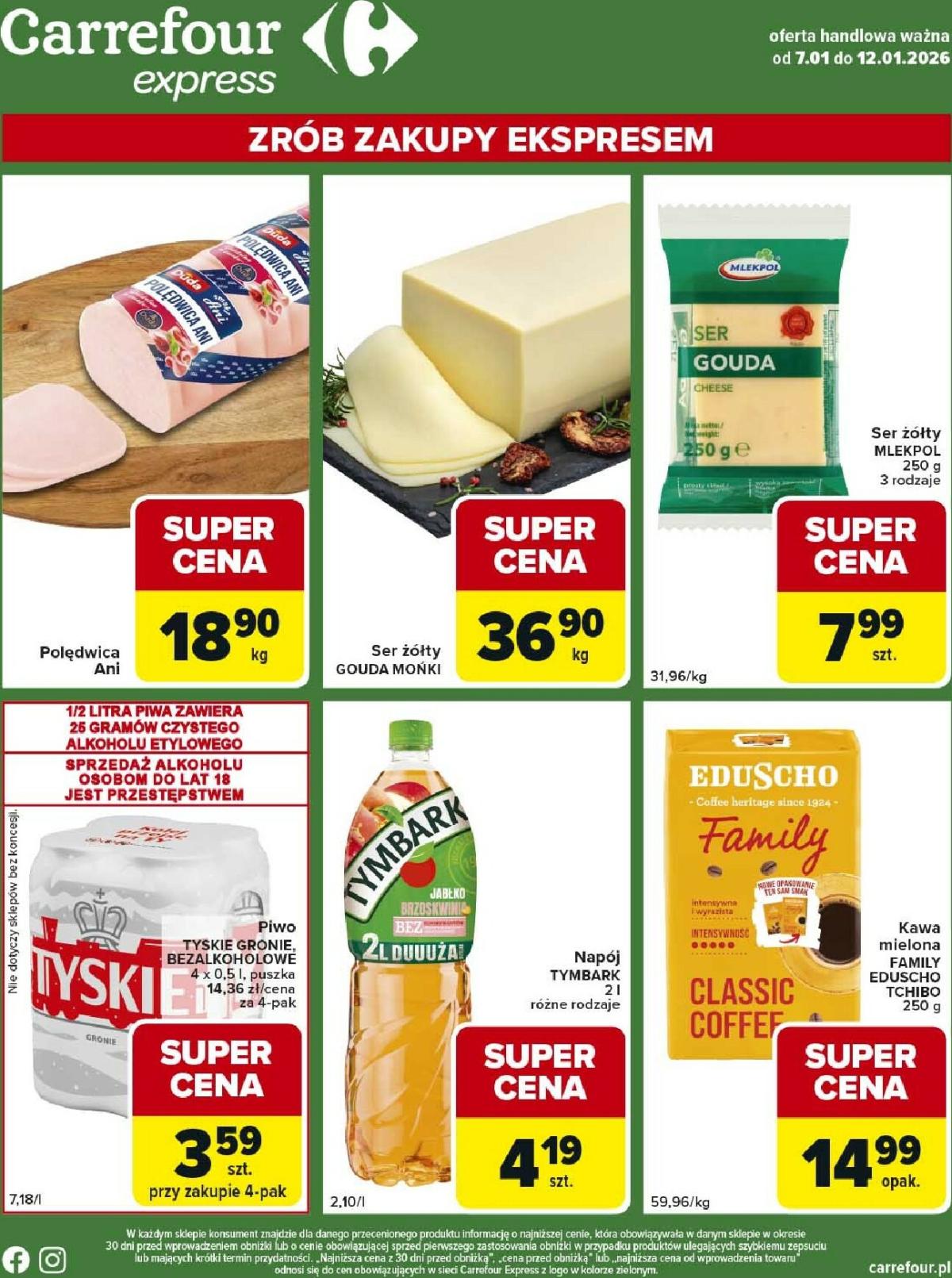 Gazetka Carrefour - Express 2 - ważna od 07.01. do 12.01.