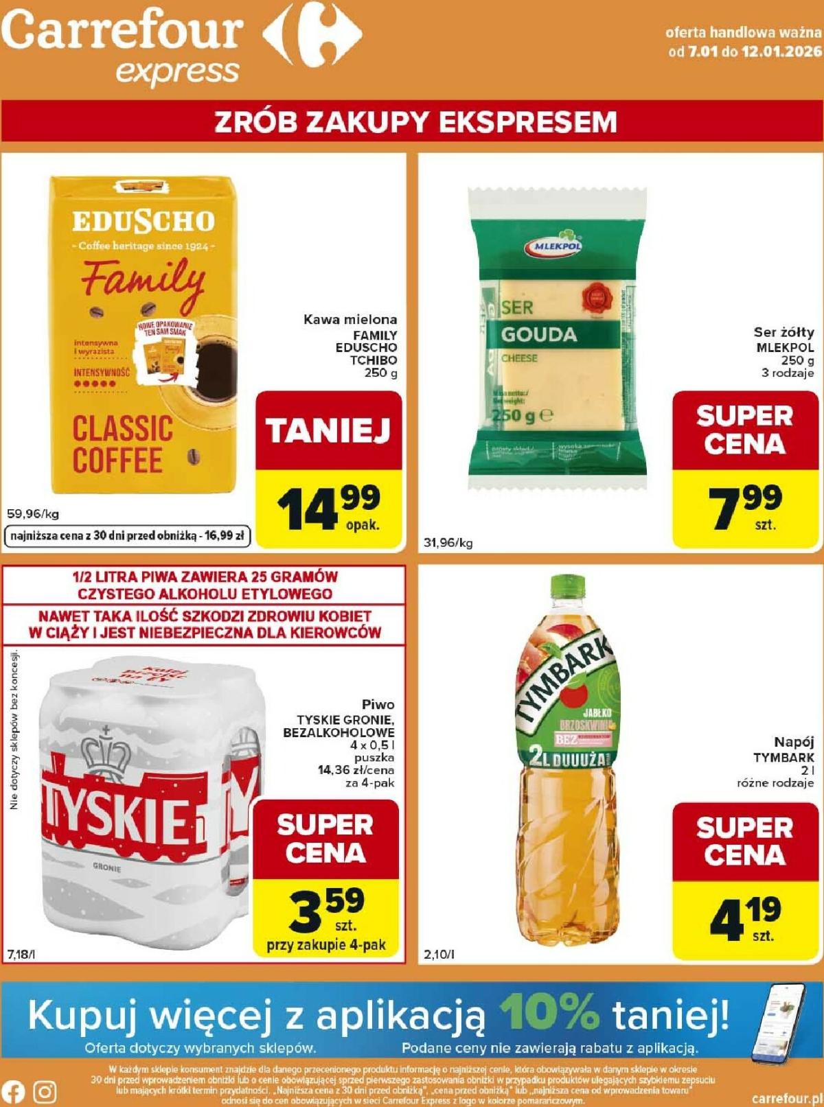 Gazetka Carrefour - Express 1 - ważna od 07.01. do 12.01.