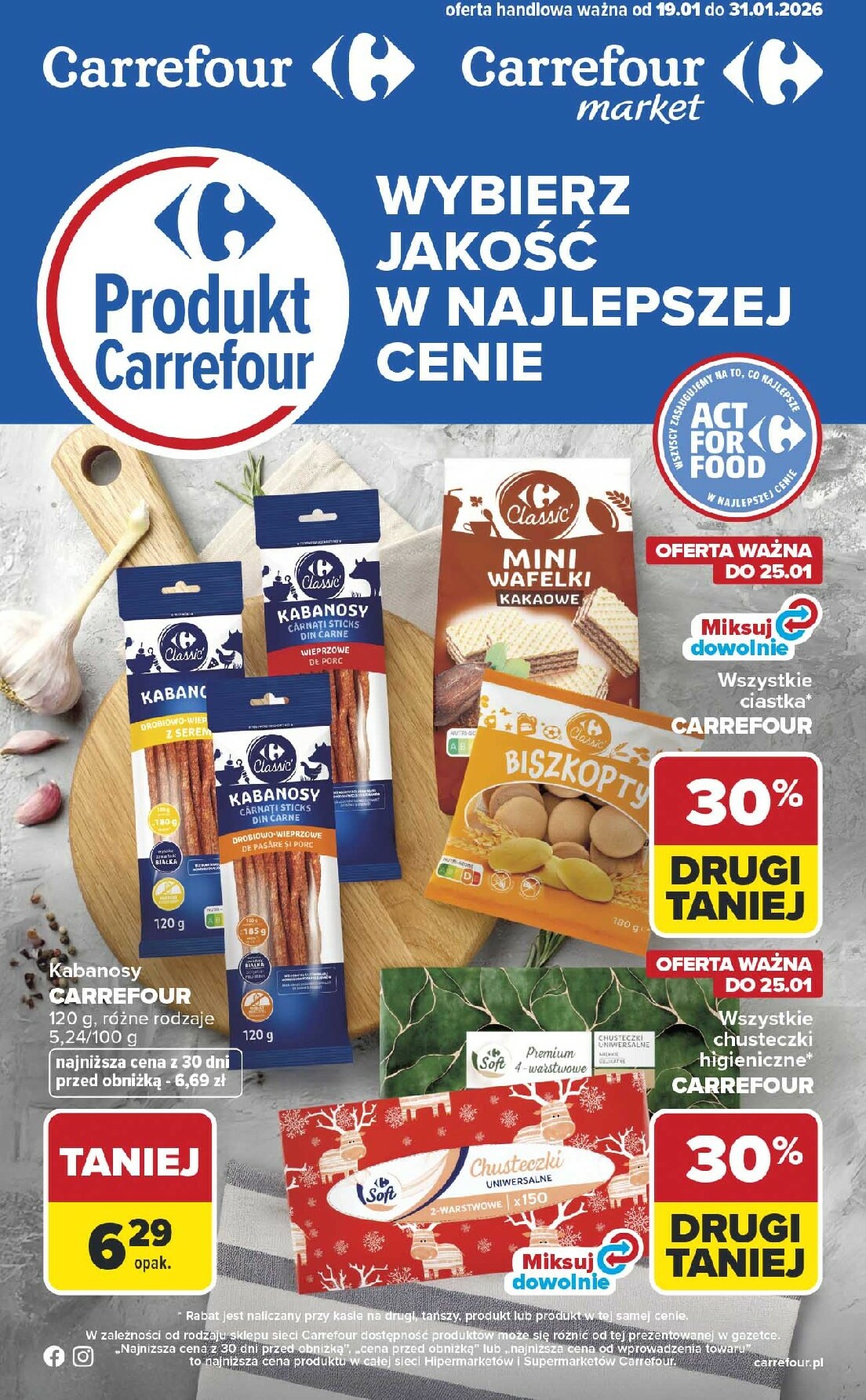 Gazetka Carrefour - Produkt Carrefour od poniedziałku! - ważna od 19.01. do 31.01.