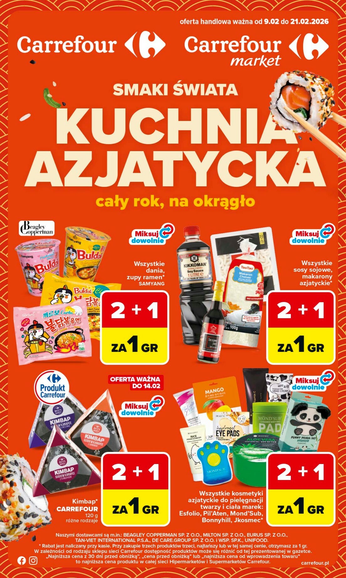 Gazetka Carrefour - Kuchnia azjatycka - ważna od 09.02.2026 do 21.02.2026